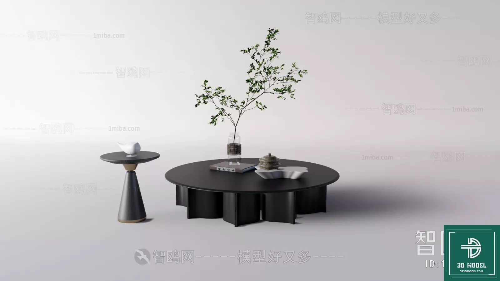 MODERN TEA TABLE - SKETCHUP 3D MODEL - VRAY OR ENSCAPE - ID14957