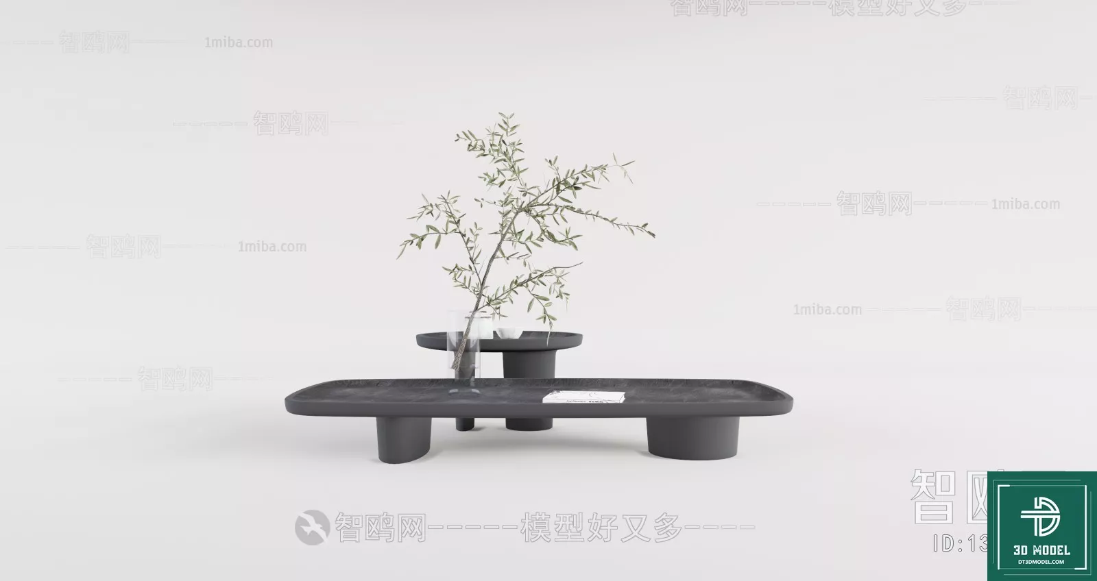 MODERN TEA TABLE - SKETCHUP 3D MODEL - VRAY OR ENSCAPE - ID14958