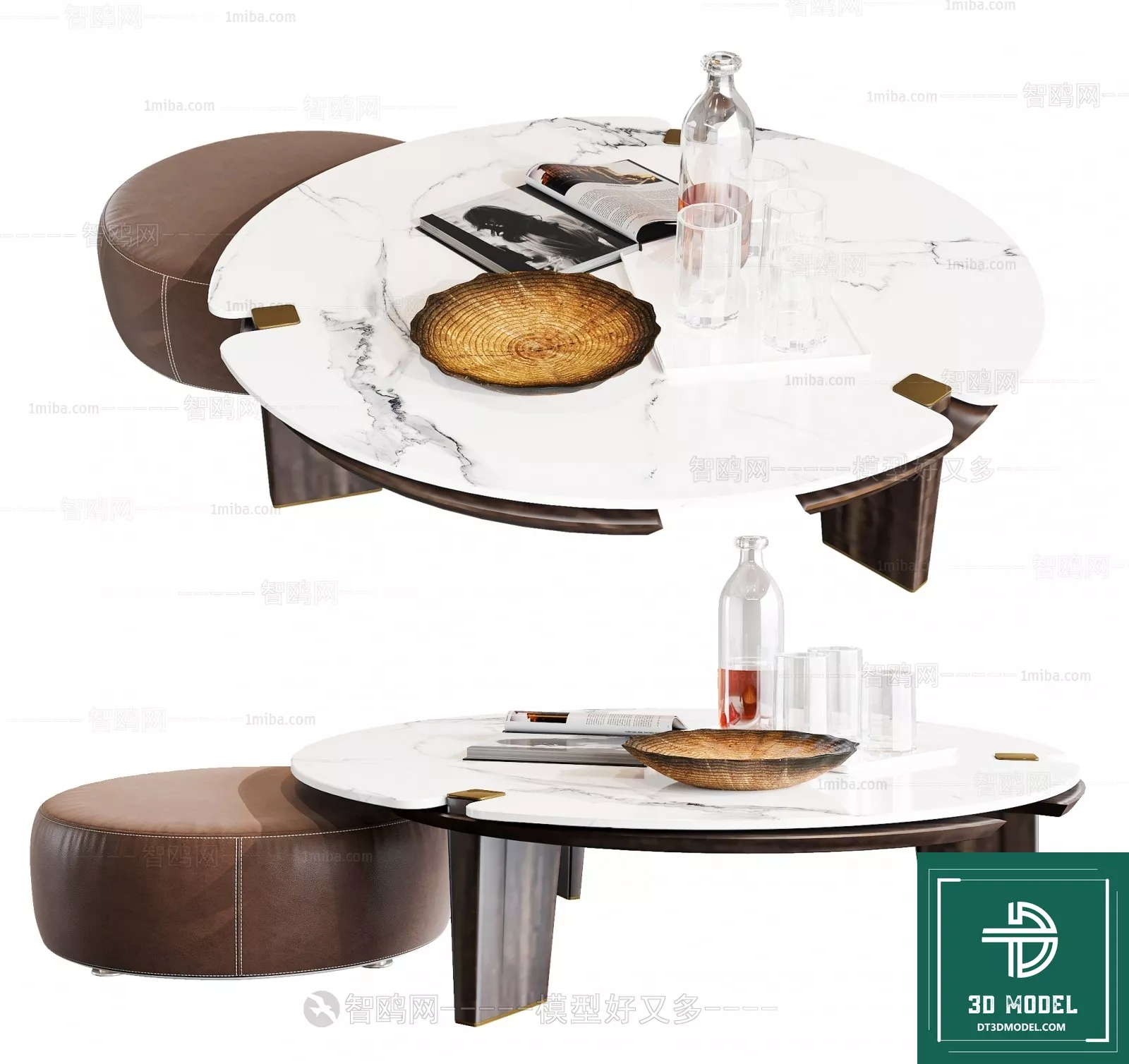 MODERN TEA TABLE - SKETCHUP 3D MODEL - VRAY OR ENSCAPE - ID14968