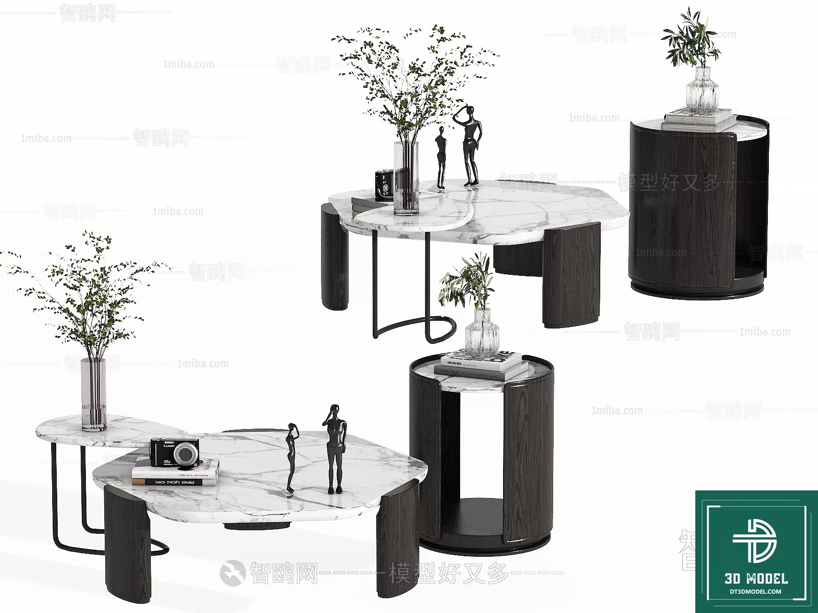 MODERN TEA TABLE - SKETCHUP 3D MODEL - VRAY OR ENSCAPE - ID14980