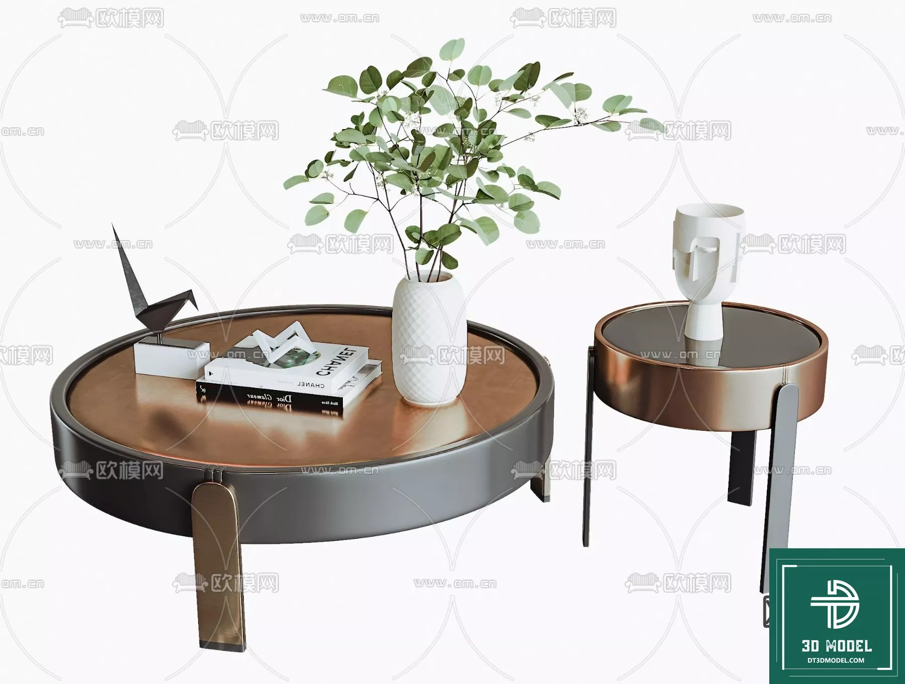 MODERN TEA TABLE - SKETCHUP 3D MODEL - VRAY OR ENSCAPE - ID15007