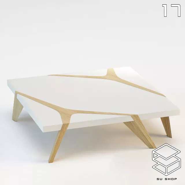 MODERN TEA TABLE - SKETCHUP 3D MODEL - VRAY OR ENSCAPE - ID15024