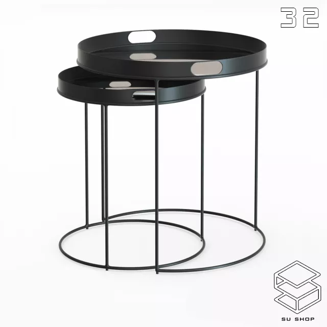 MODERN TEA TABLE - SKETCHUP 3D MODEL - VRAY OR ENSCAPE - ID15041
