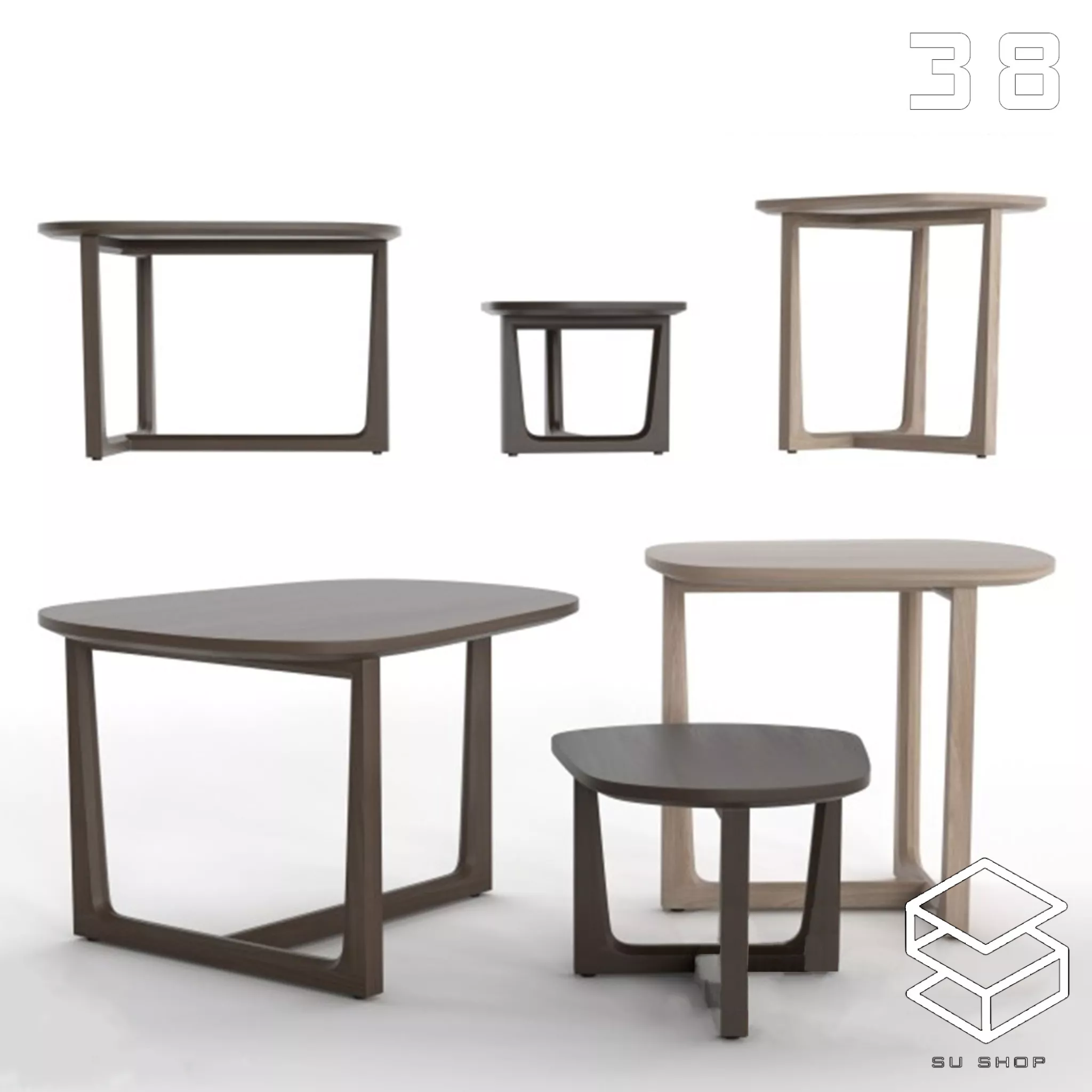 MODERN TEA TABLE - SKETCHUP 3D MODEL - VRAY OR ENSCAPE - ID15047