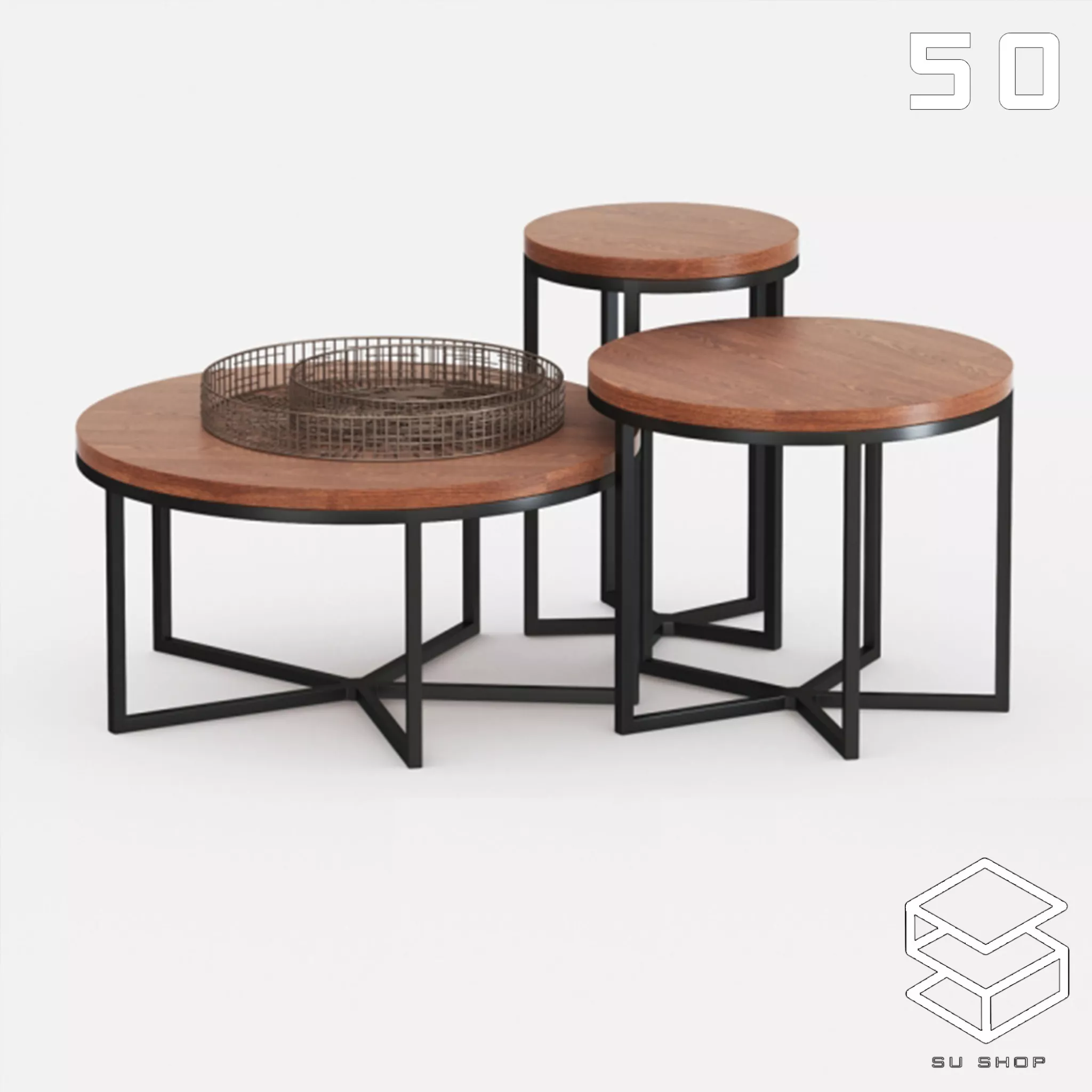 MODERN TEA TABLE - SKETCHUP 3D MODEL - VRAY OR ENSCAPE - ID15061