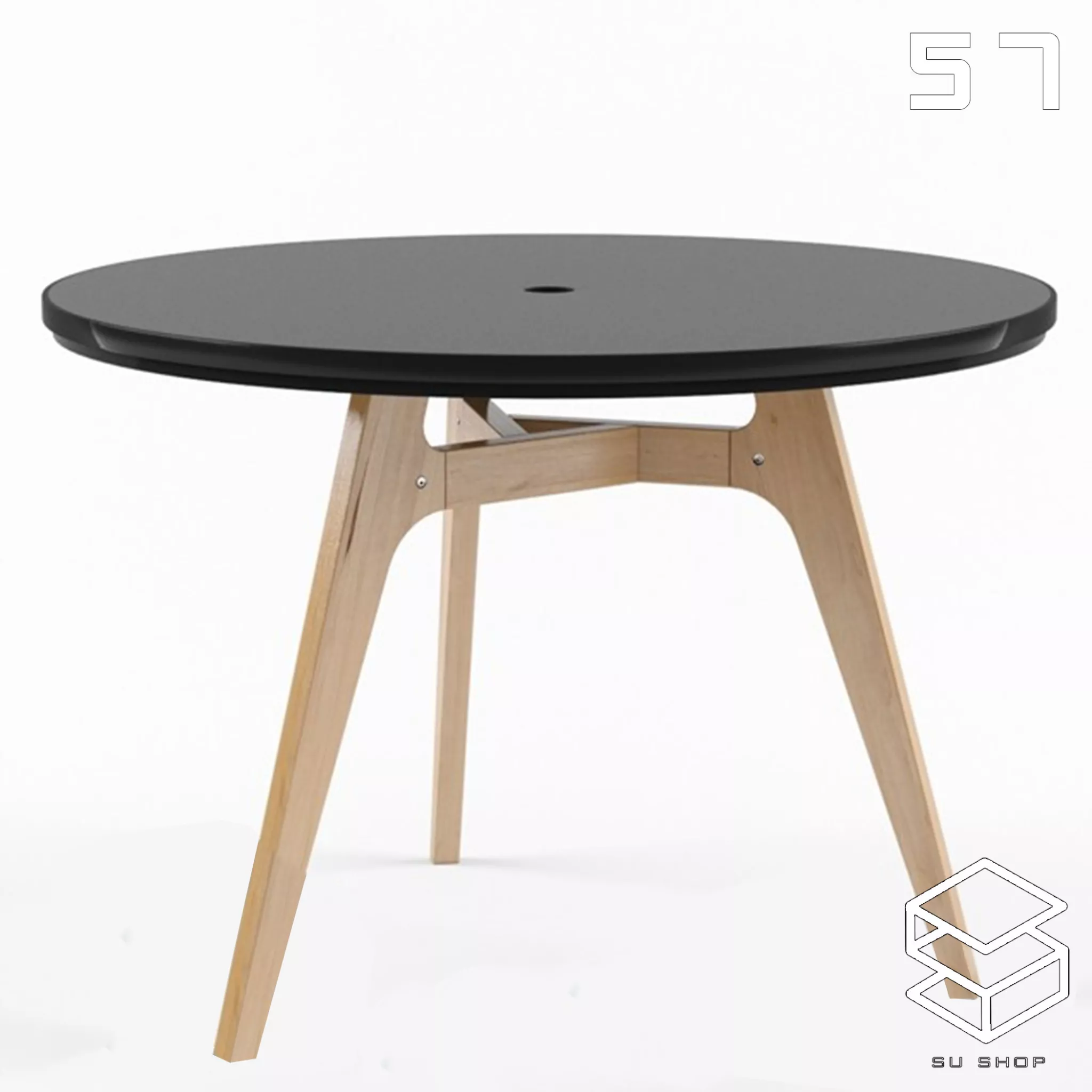 MODERN TEA TABLE - SKETCHUP 3D MODEL - VRAY OR ENSCAPE - ID15068