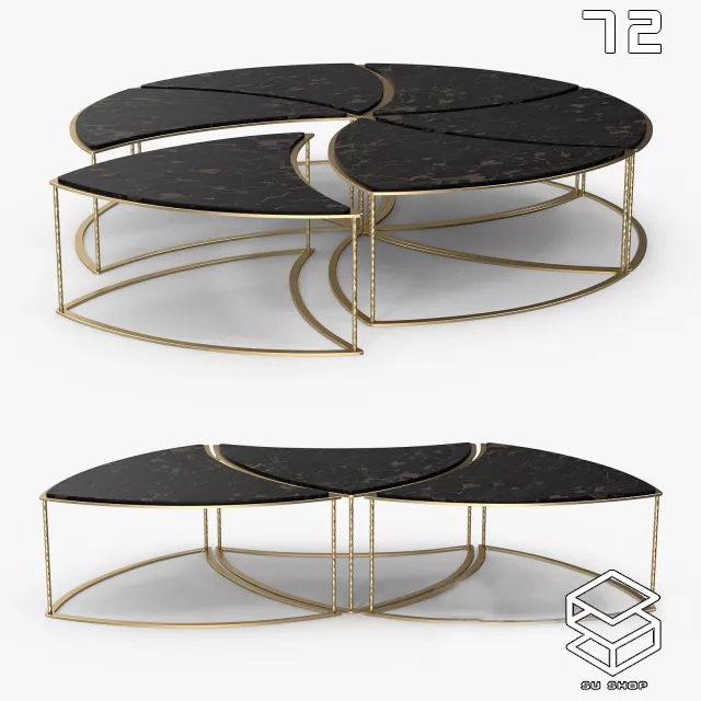 MODERN TEA TABLE - SKETCHUP 3D MODEL - VRAY OR ENSCAPE - ID15085