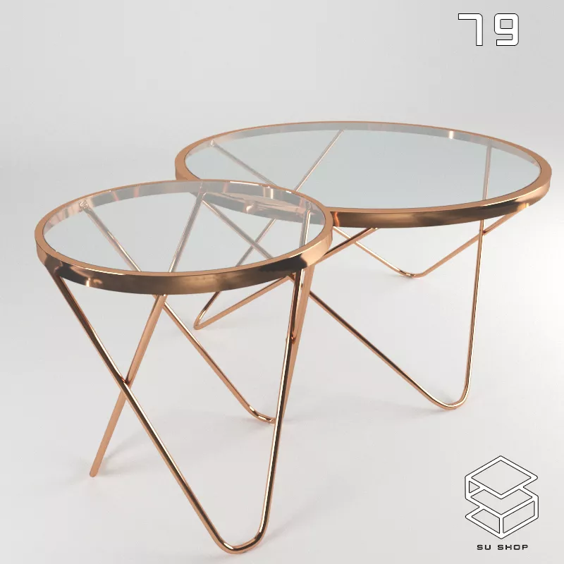 MODERN TEA TABLE - SKETCHUP 3D MODEL - VRAY OR ENSCAPE - ID15092