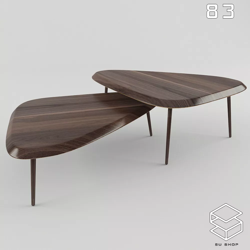 MODERN TEA TABLE - SKETCHUP 3D MODEL - VRAY OR ENSCAPE - ID15097
