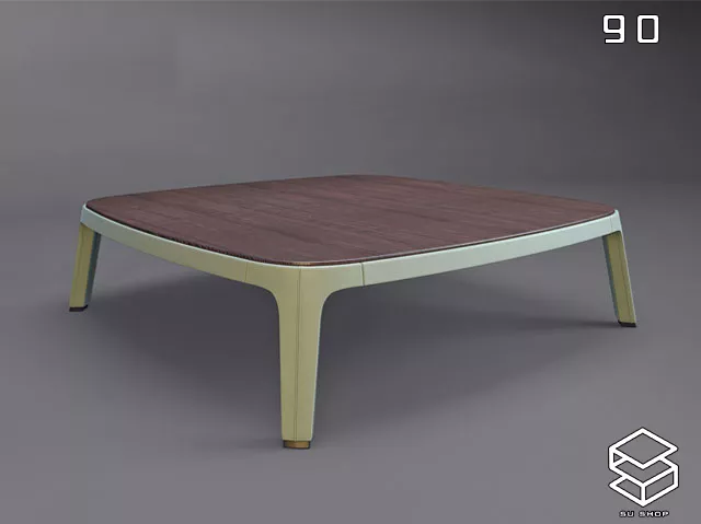 MODERN TEA TABLE - SKETCHUP 3D MODEL - VRAY OR ENSCAPE - ID15105