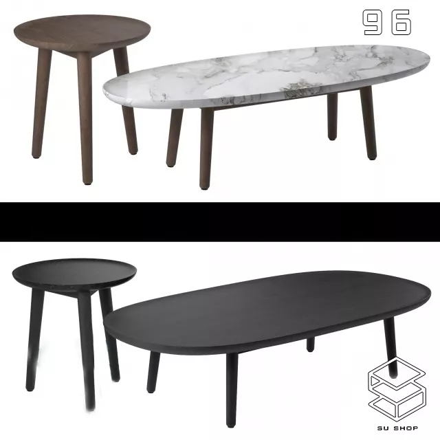 MODERN TEA TABLE - SKETCHUP 3D MODEL - VRAY OR ENSCAPE - ID15111