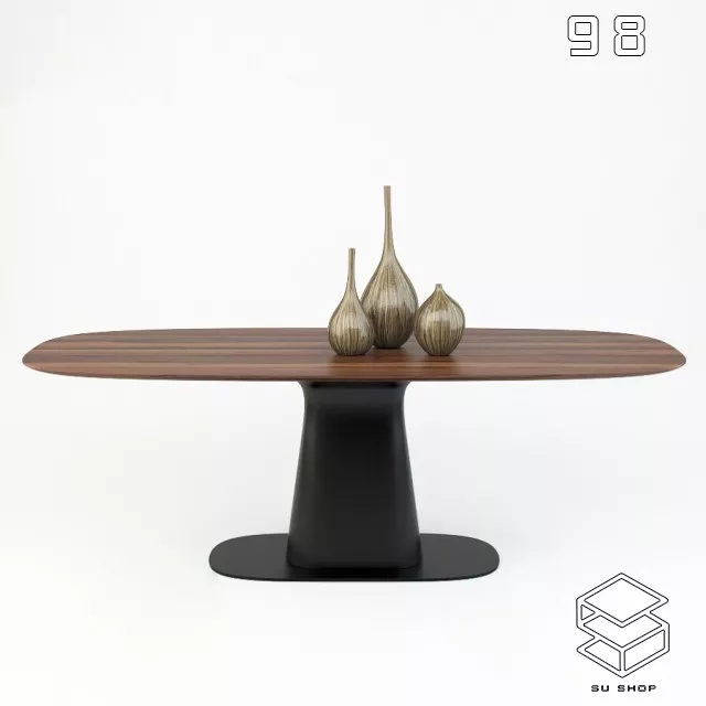 MODERN TEA TABLE - SKETCHUP 3D MODEL - VRAY OR ENSCAPE - ID15113