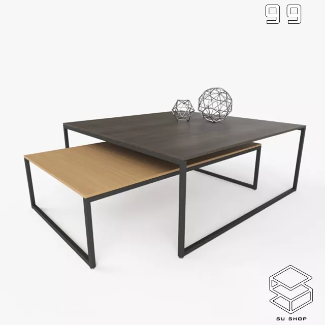 MODERN TEA TABLE - SKETCHUP 3D MODEL - VRAY OR ENSCAPE - ID15114
