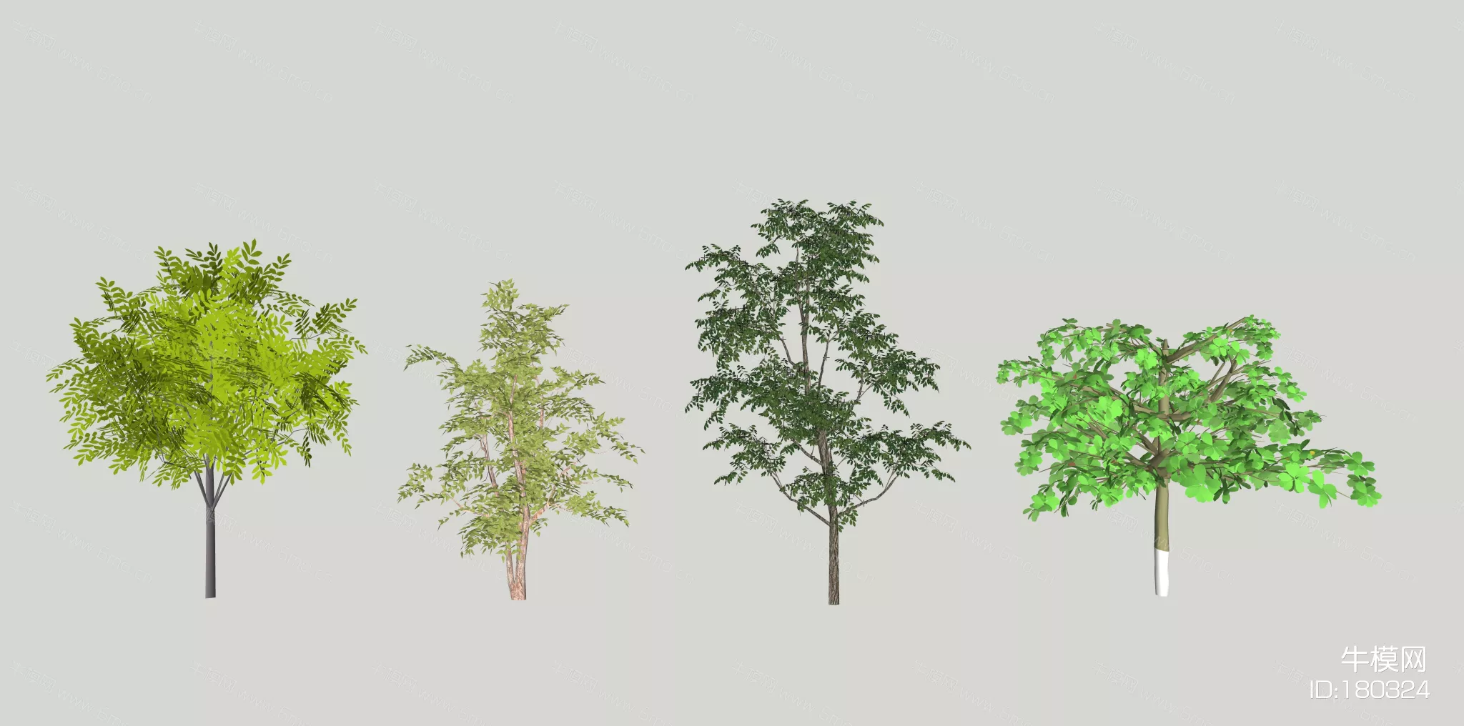 MODERN TREE - SKETCHUP 3D MODEL - ENSCAPE - 180324