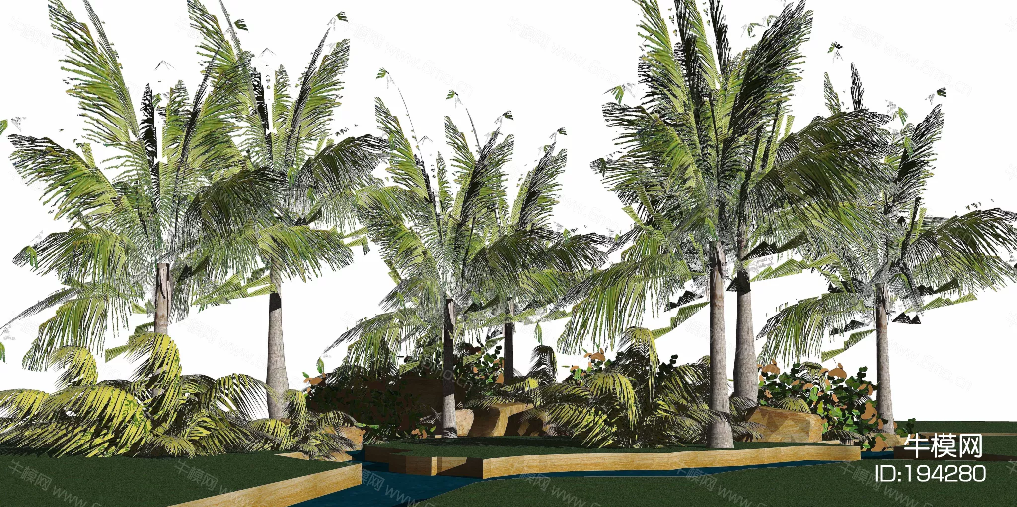 MODERN TREE - SKETCHUP 3D MODEL - ENSCAPE - 194280