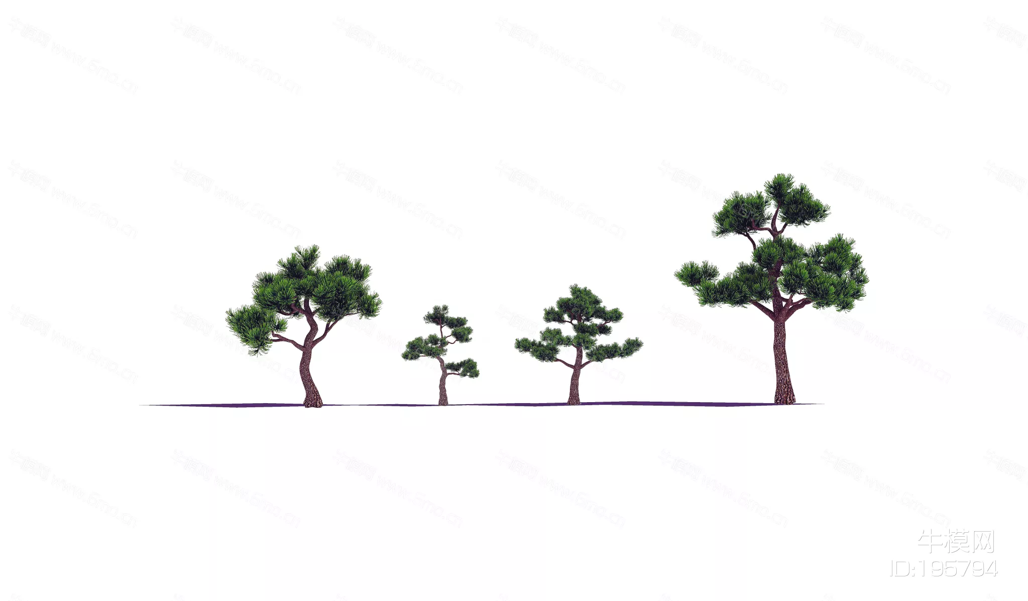 MODERN TREE - SKETCHUP 3D MODEL - ENSCAPE - 195794