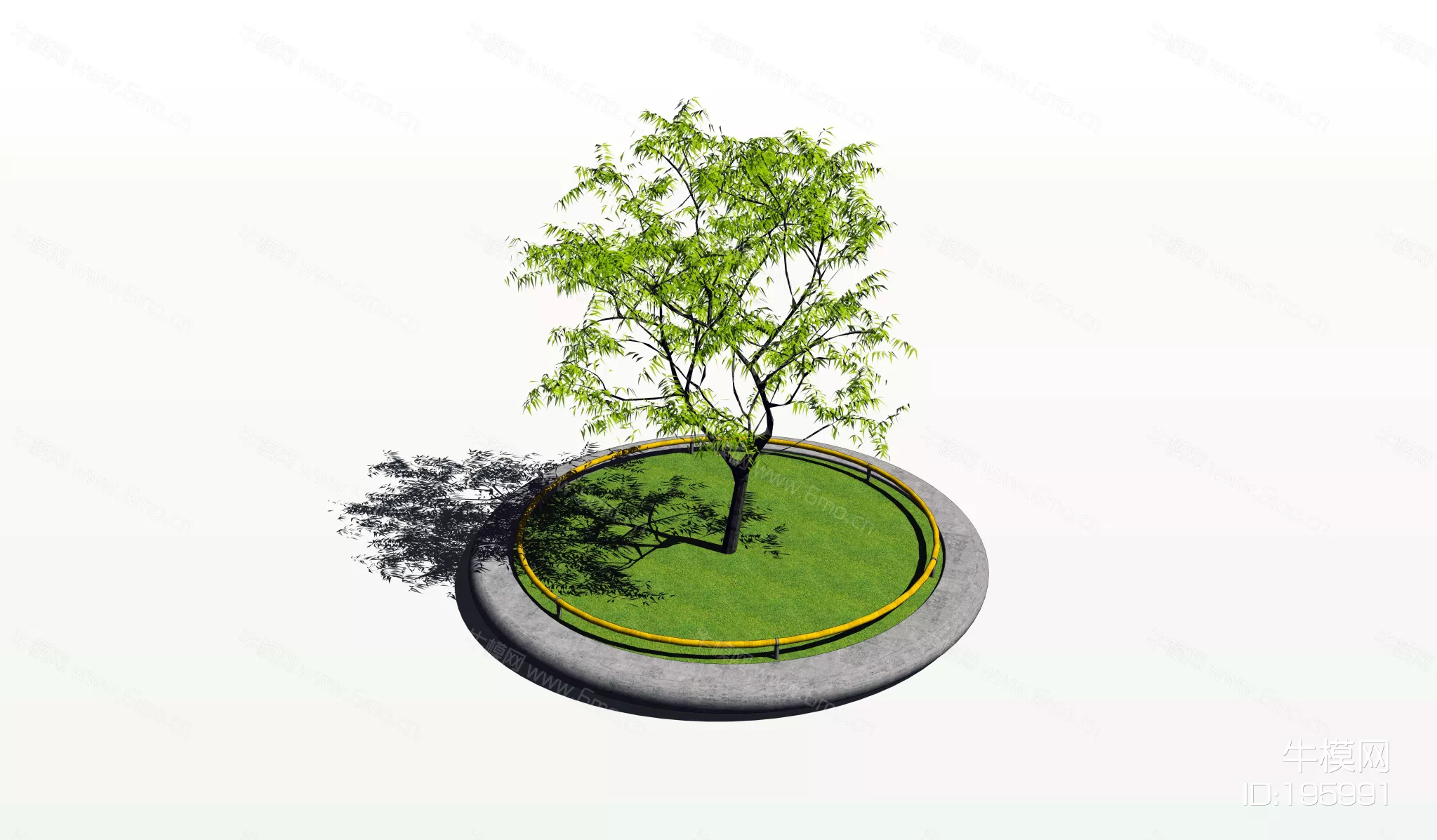 MODERN TREE - SKETCHUP 3D MODEL - ENSCAPE - 195991