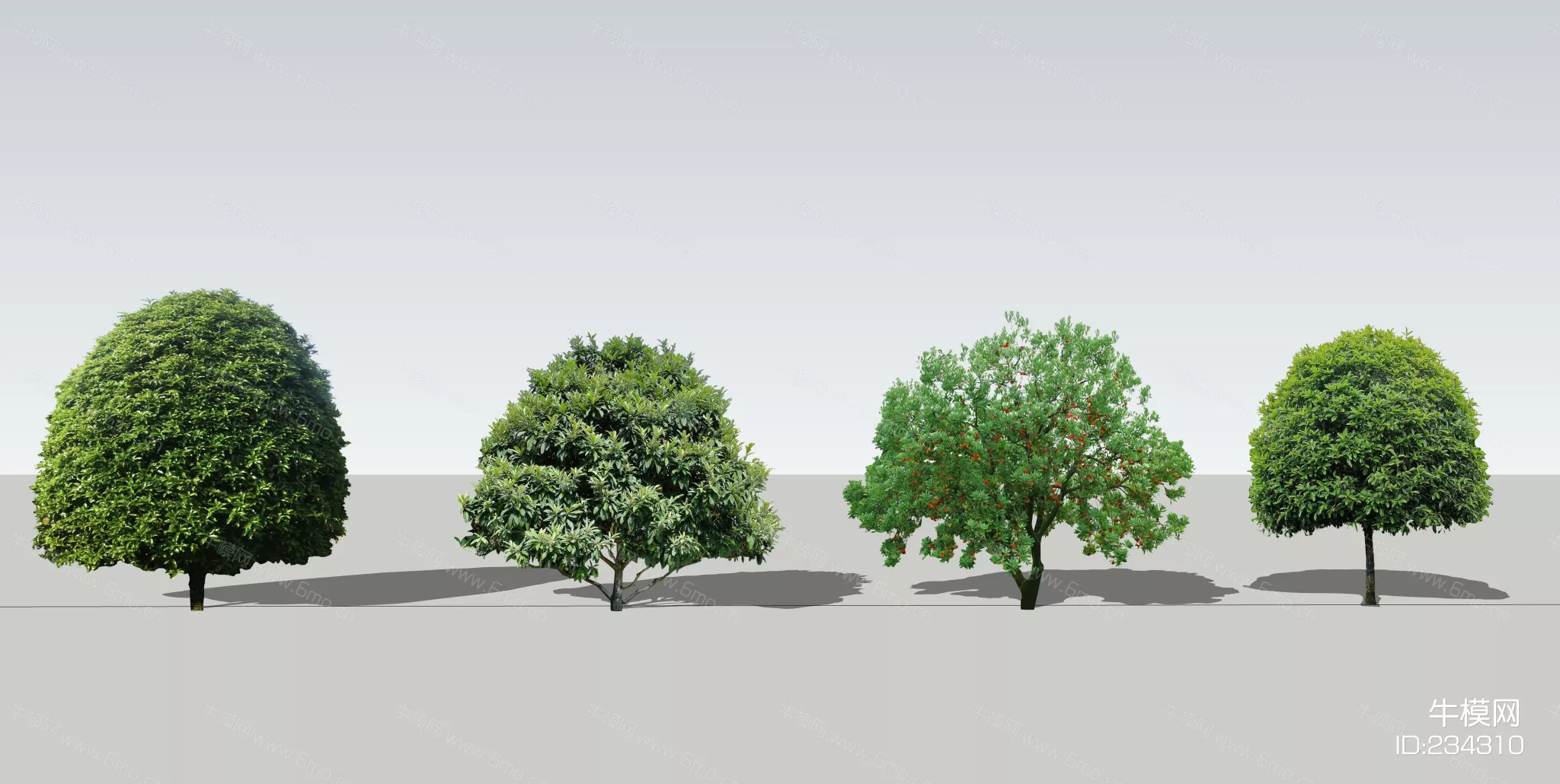MODERN TREE - SKETCHUP 3D MODEL - ENSCAPE - 234310