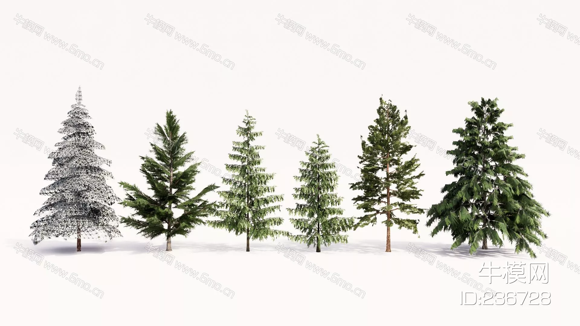 MODERN TREE - SKETCHUP 3D MODEL - ENSCAPE - 236728