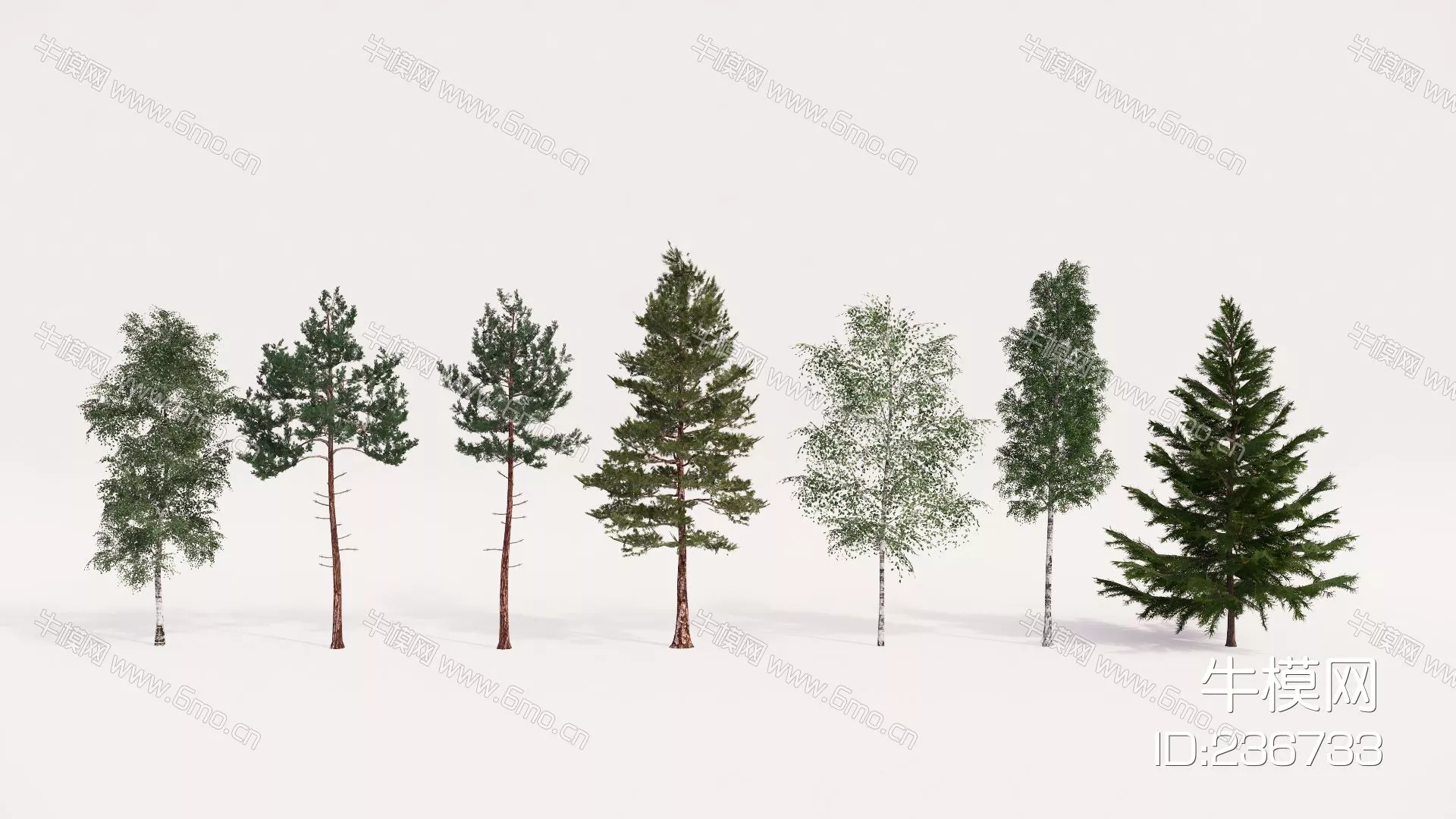 MODERN TREE - SKETCHUP 3D MODEL - ENSCAPE - 236733