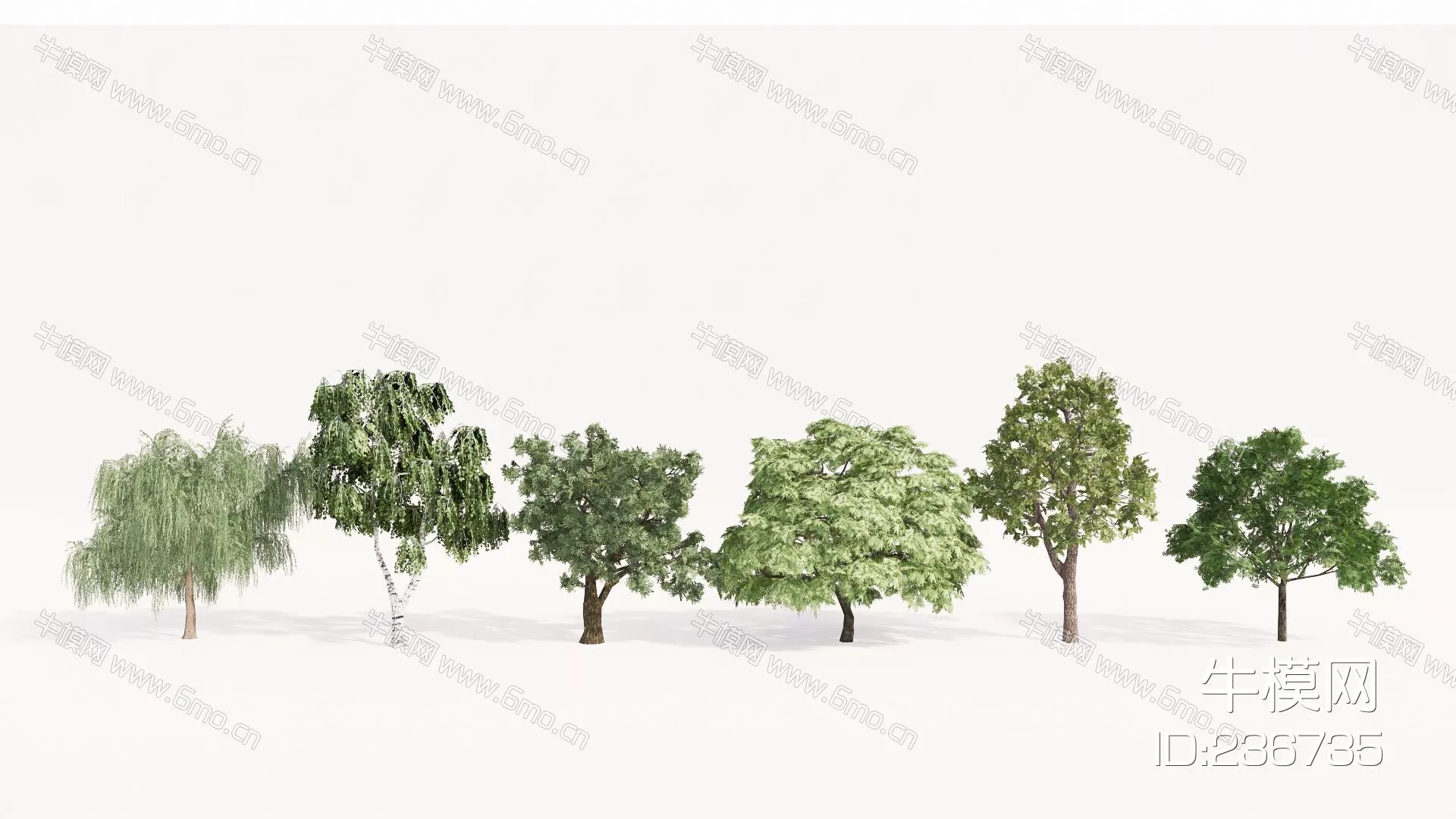 MODERN TREE - SKETCHUP 3D MODEL - ENSCAPE - 236735
