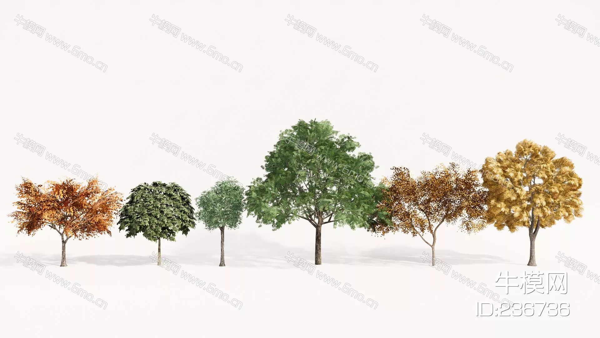 MODERN TREE - SKETCHUP 3D MODEL - ENSCAPE - 236736