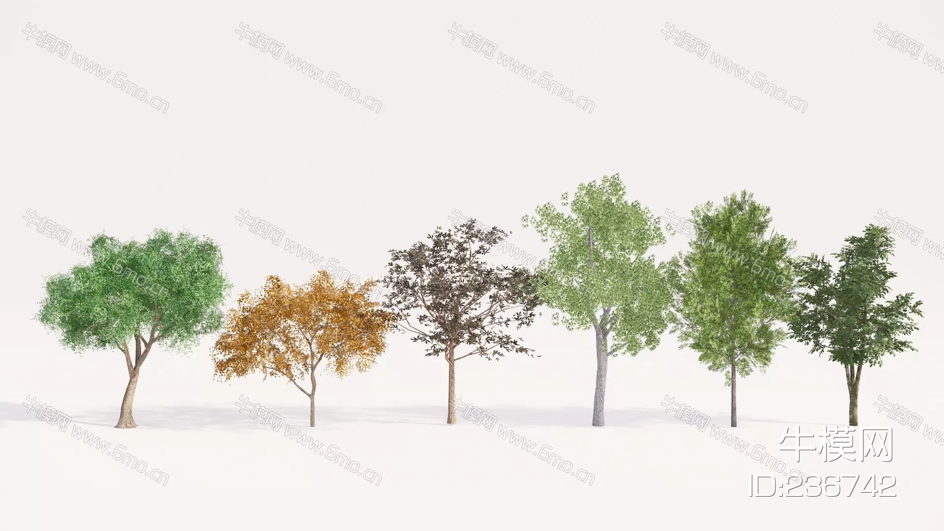 MODERN TREE - SKETCHUP 3D MODEL - ENSCAPE - 236742