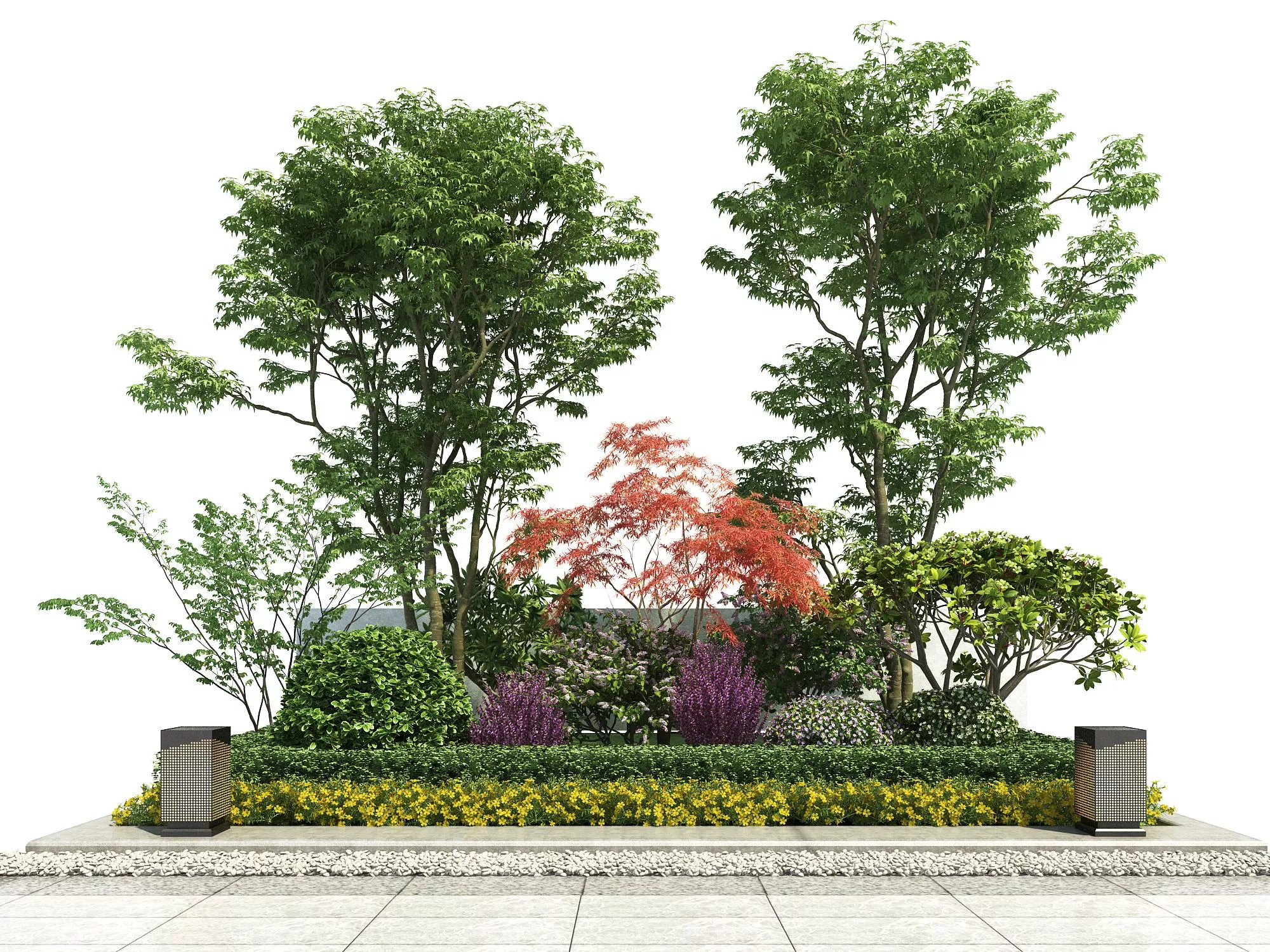 MODERN TREE - SKETCHUP 3D MODEL - ENSCAPE - 255408