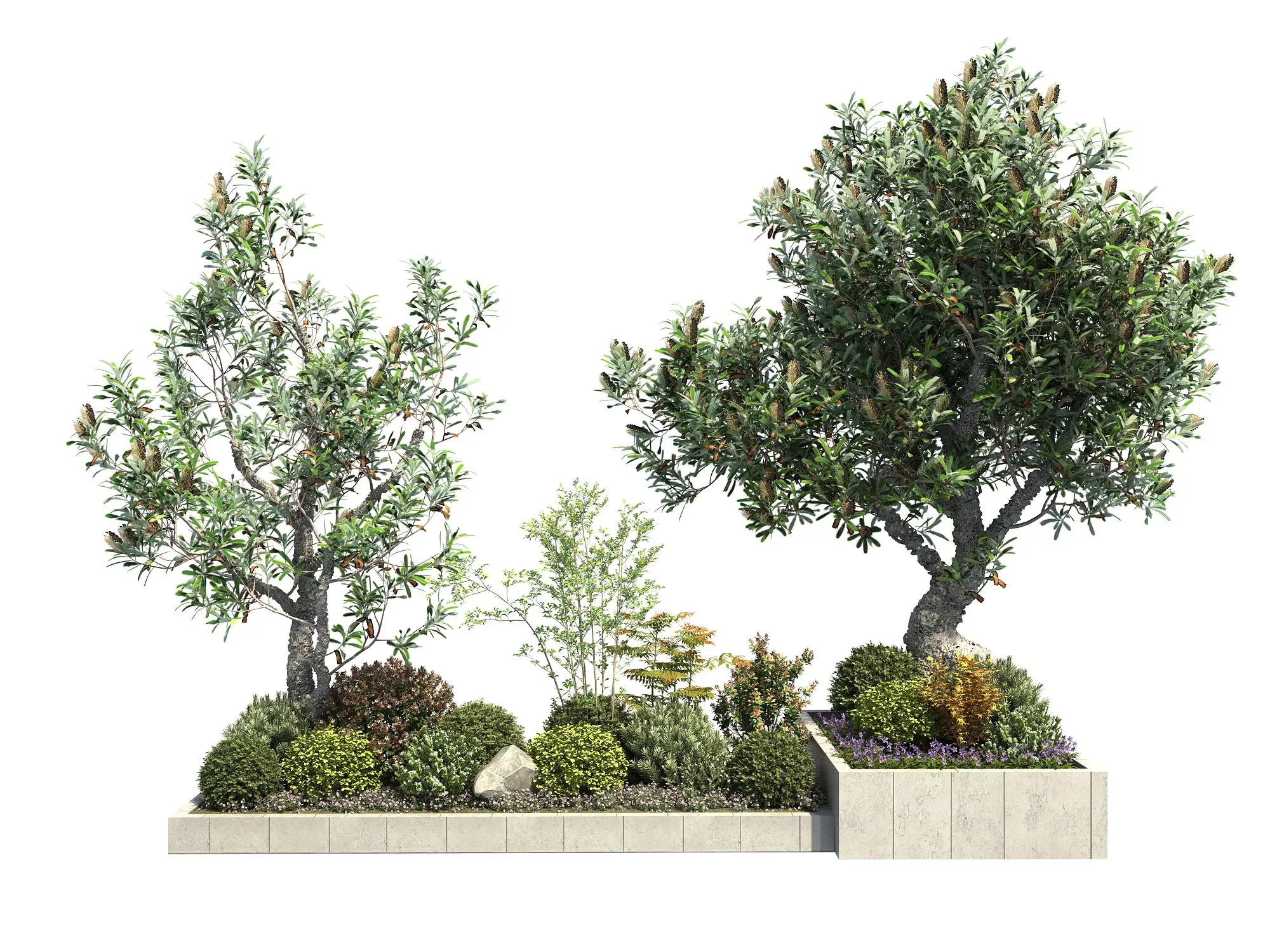 MODERN TREE - SKETCHUP 3D MODEL - ENSCAPE - 258440