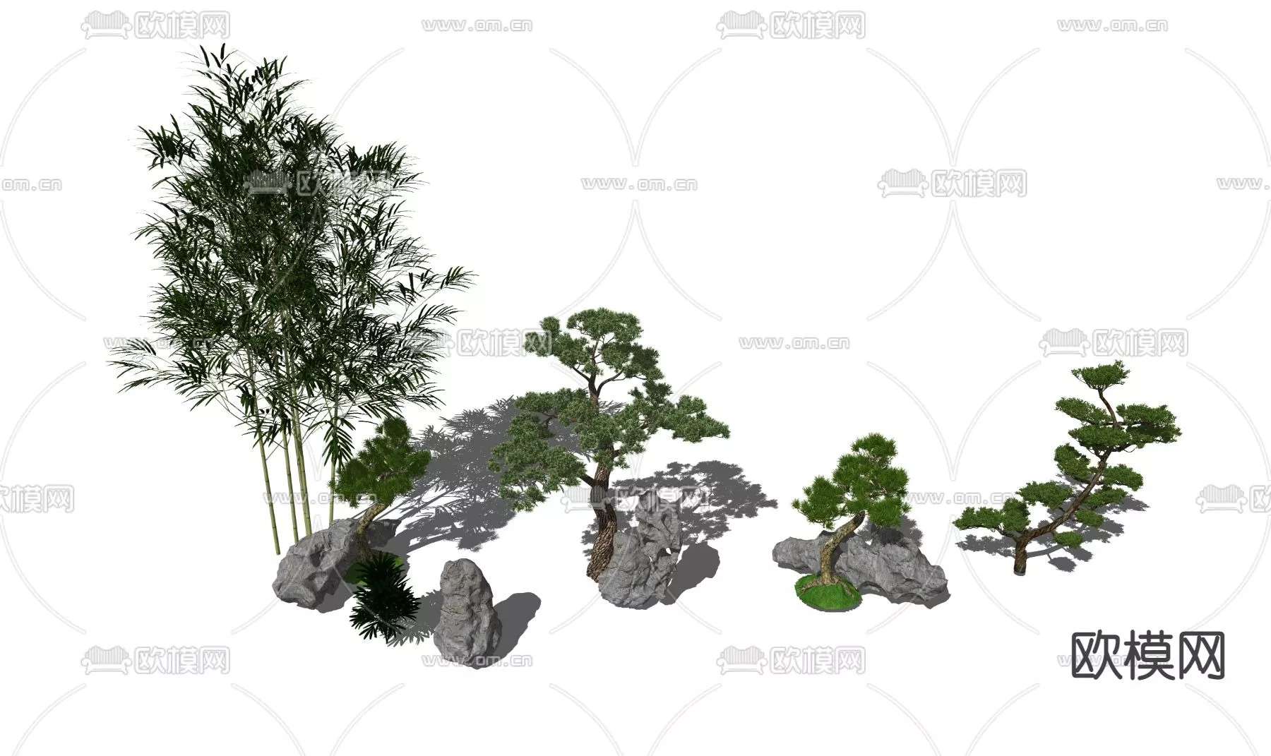 MODERN TREE - SKETCHUP 3D MODEL - VRAY OR ENSCAPE - ID15332