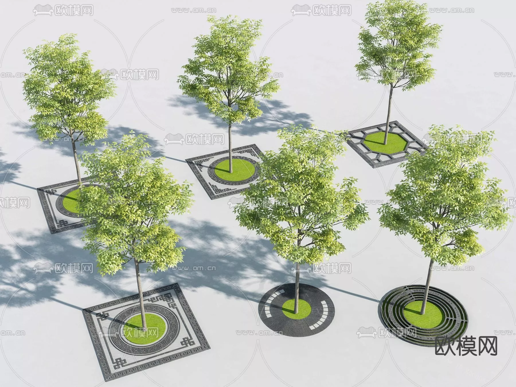 MODERN TREE - SKETCHUP 3D MODEL - VRAY OR ENSCAPE - ID15374