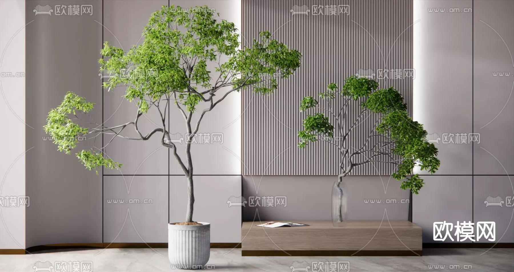 MODERN TREE - SKETCHUP 3D MODEL - VRAY OR ENSCAPE - ID15377