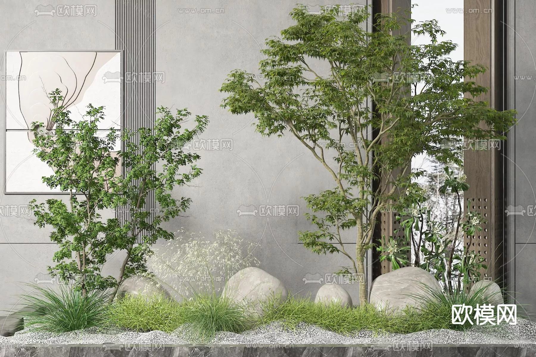 MODERN TREE - SKETCHUP 3D MODEL - VRAY OR ENSCAPE - ID15388