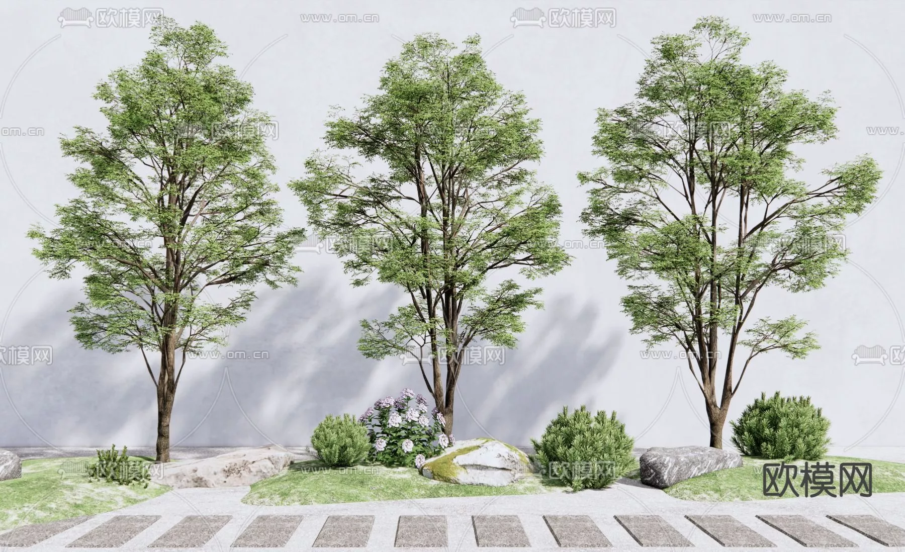 MODERN TREE - SKETCHUP 3D MODEL - VRAY OR ENSCAPE - ID15430