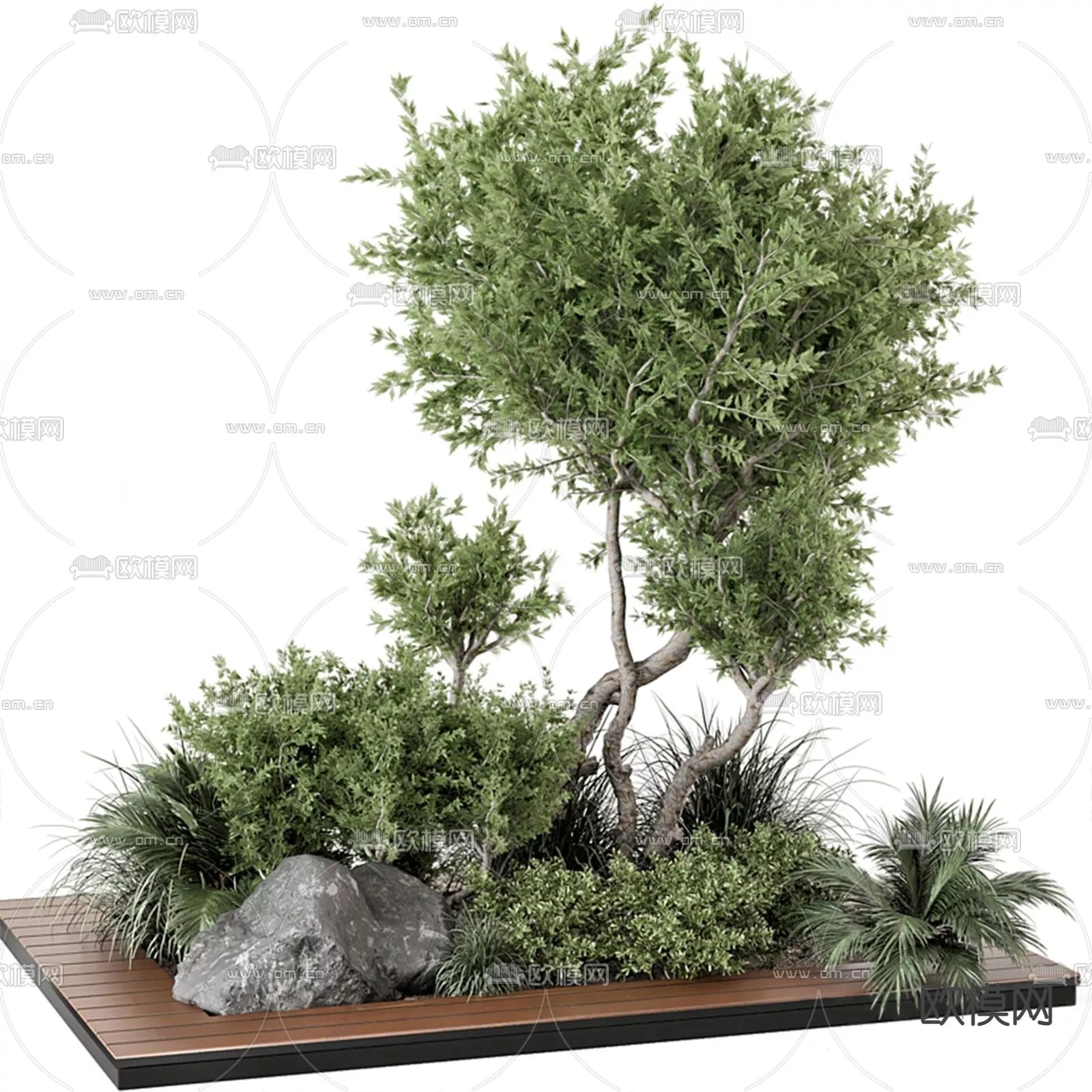 MODERN TREE - SKETCHUP 3D MODEL - VRAY OR ENSCAPE - ID15433