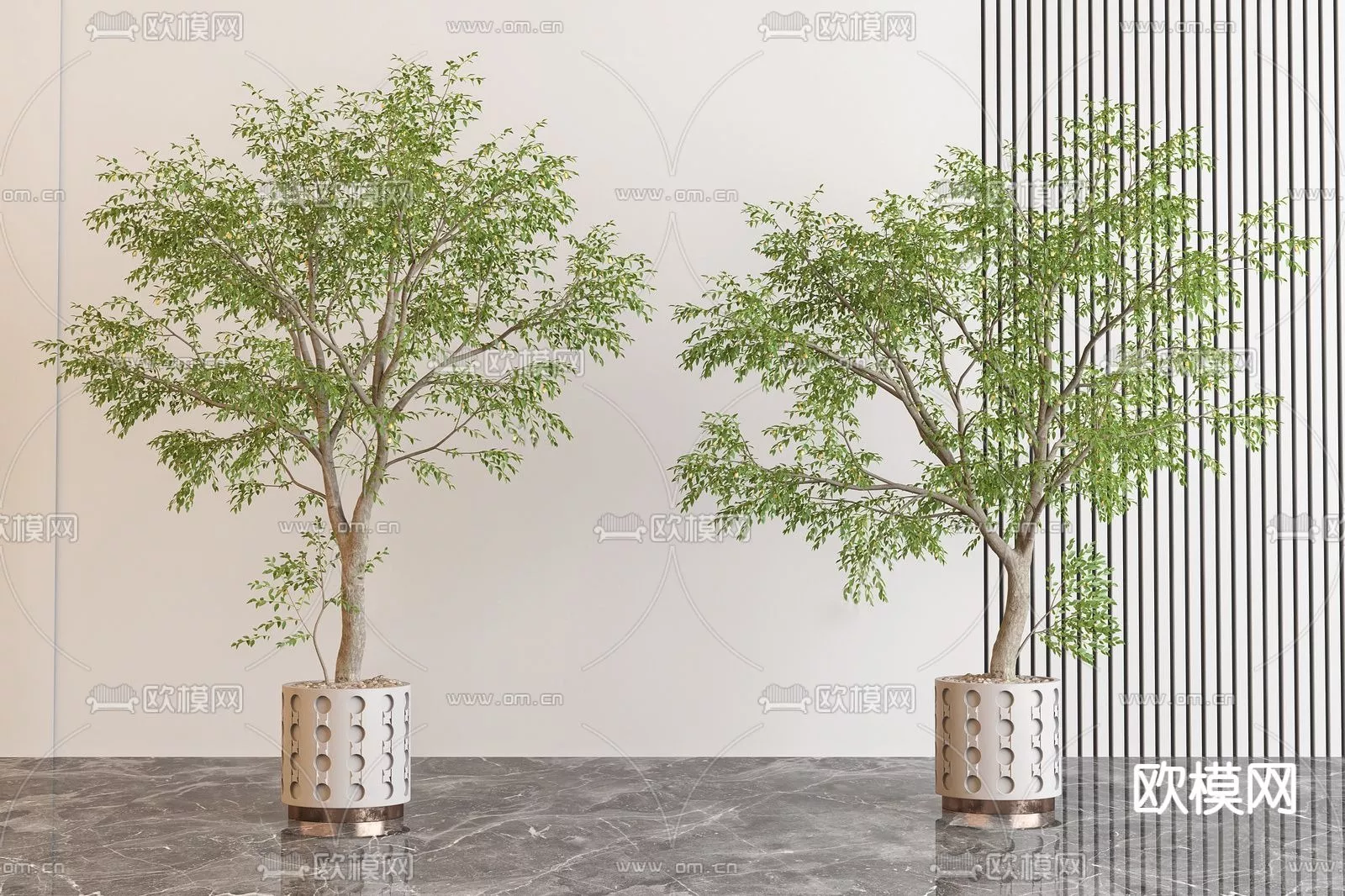 MODERN TREE - SKETCHUP 3D MODEL - VRAY OR ENSCAPE - ID15437