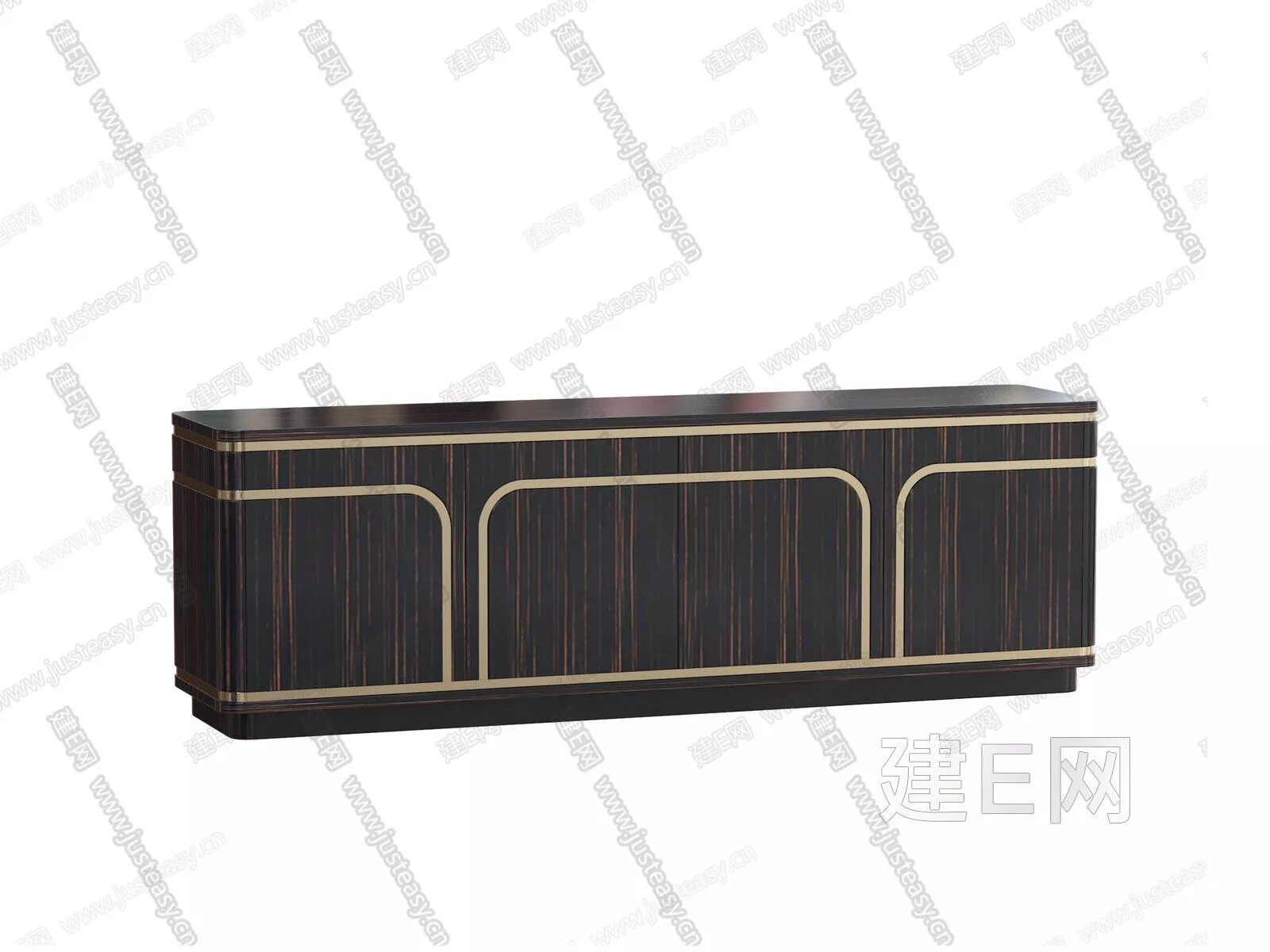 MODERN TV CABINET - SKETCHUP 3D MODEL - ENSCAPE - 104941580