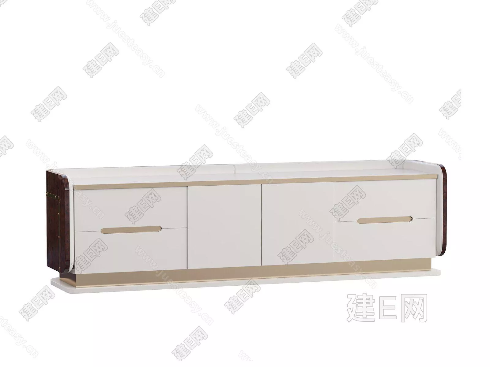 MODERN TV CABINET - SKETCHUP 3D MODEL - ENSCAPE - 104941747