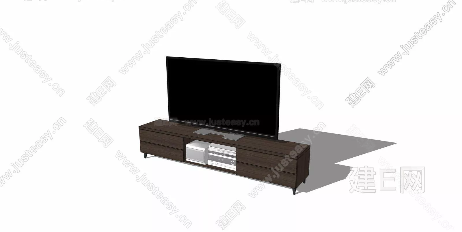 MODERN TV CABINET - SKETCHUP 3D MODEL - ENSCAPE - 105726211