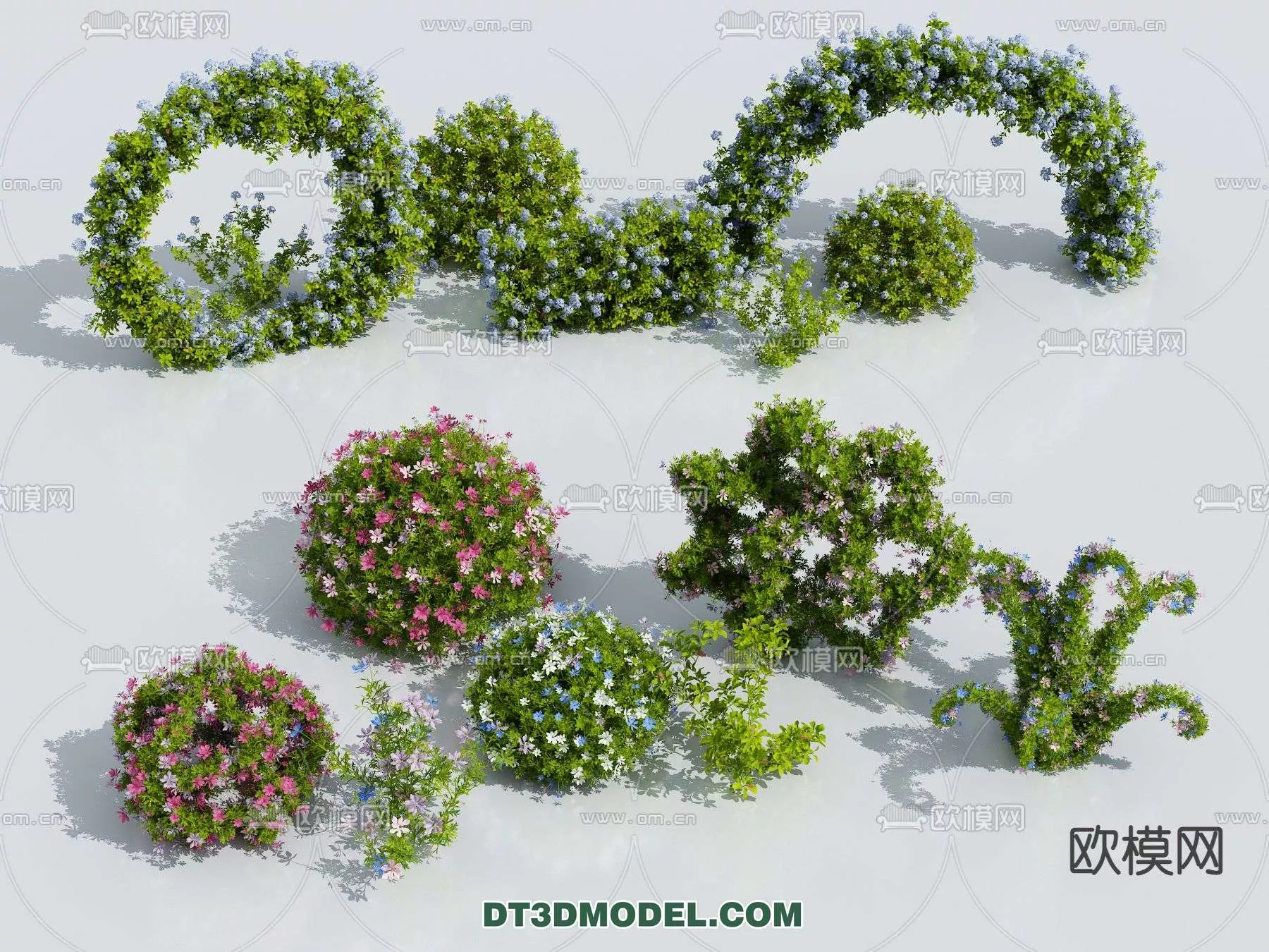 MODERN UNDERSHRUB - SKETCHUP 3D MODEL - VRAY OR ENSCAPE - ID15629