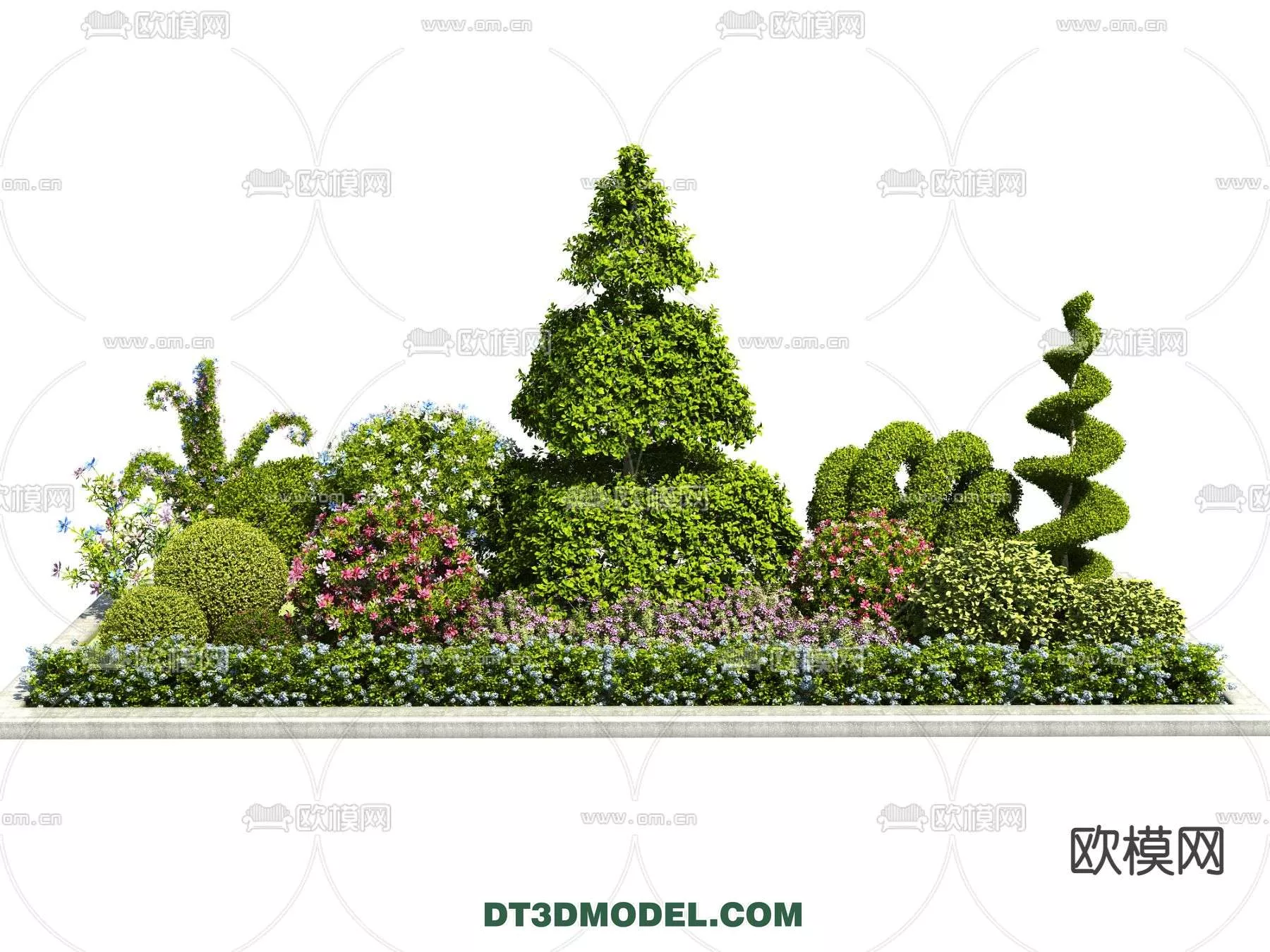 MODERN UNDERSHRUB - SKETCHUP 3D MODEL - VRAY OR ENSCAPE - ID15636