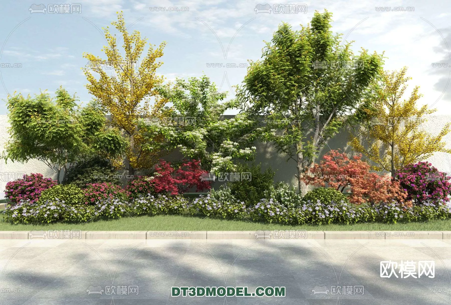 MODERN UNDERSHRUB - SKETCHUP 3D MODEL - VRAY OR ENSCAPE - ID15652