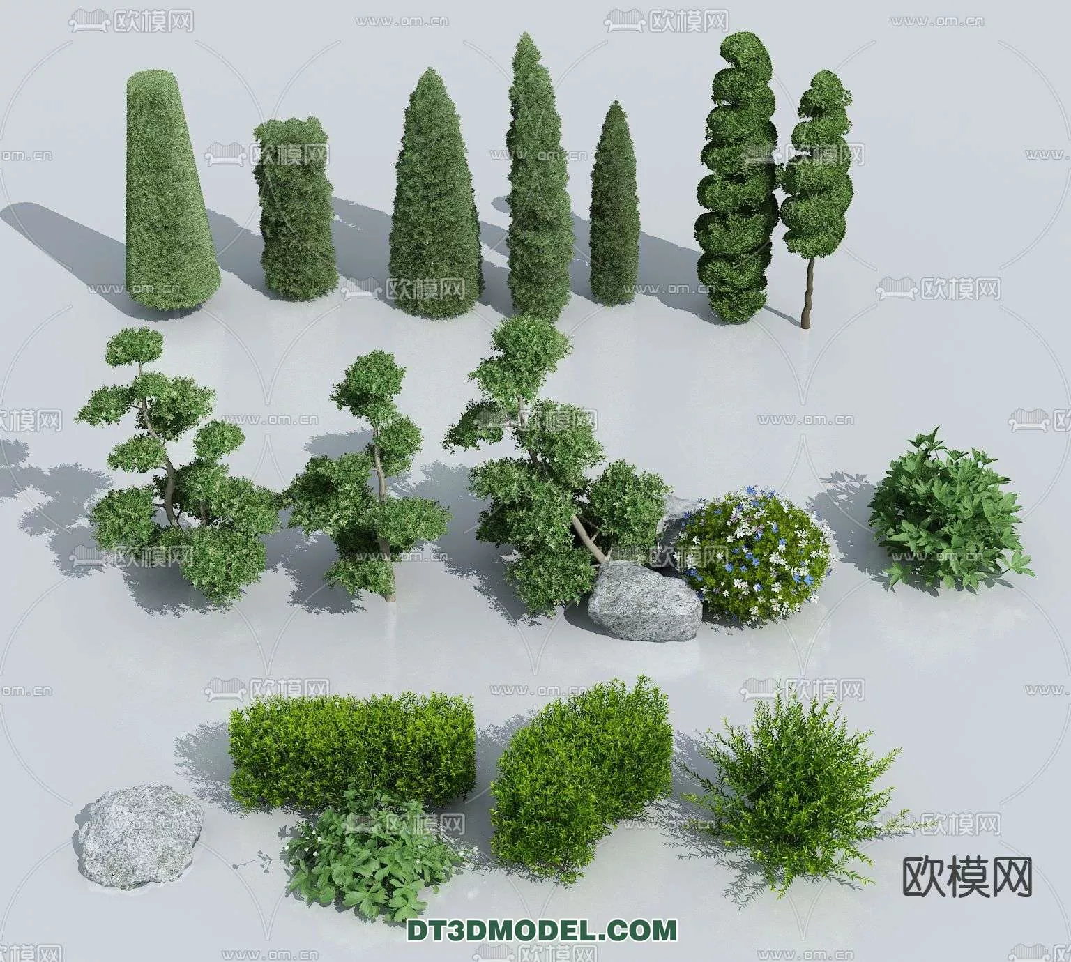 MODERN UNDERSHRUB - SKETCHUP 3D MODEL - VRAY OR ENSCAPE - ID15653