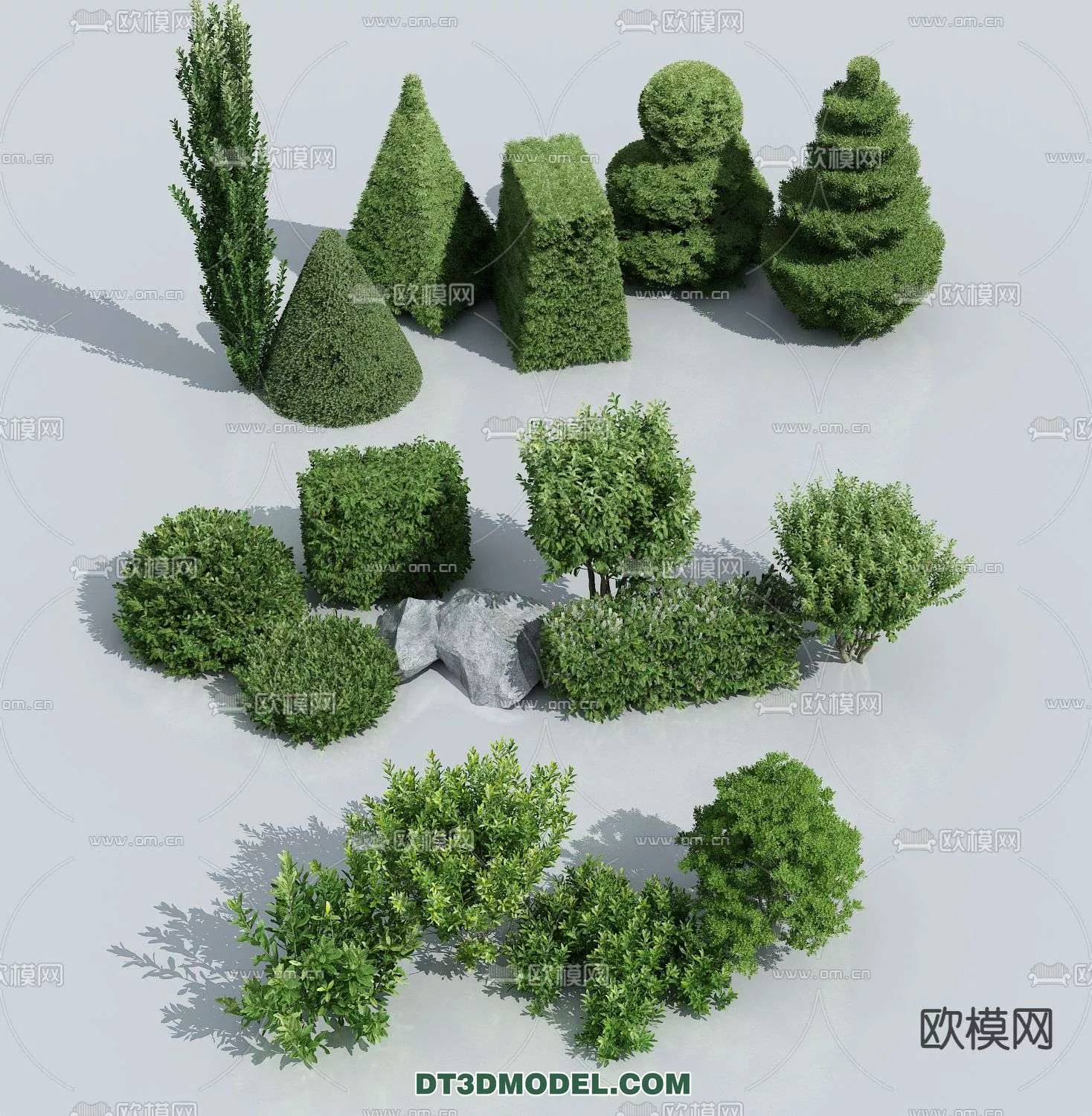 MODERN UNDERSHRUB - SKETCHUP 3D MODEL - VRAY OR ENSCAPE - ID15655