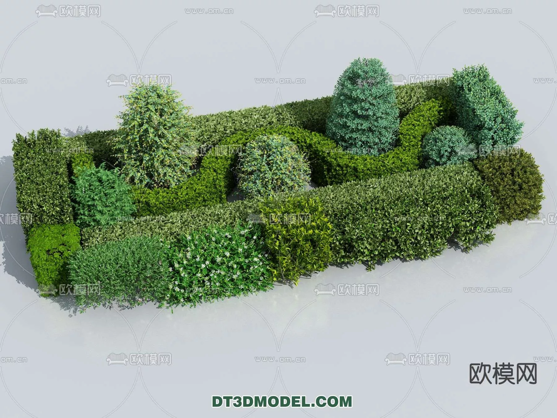 MODERN UNDERSHRUB - SKETCHUP 3D MODEL - VRAY OR ENSCAPE - ID15677