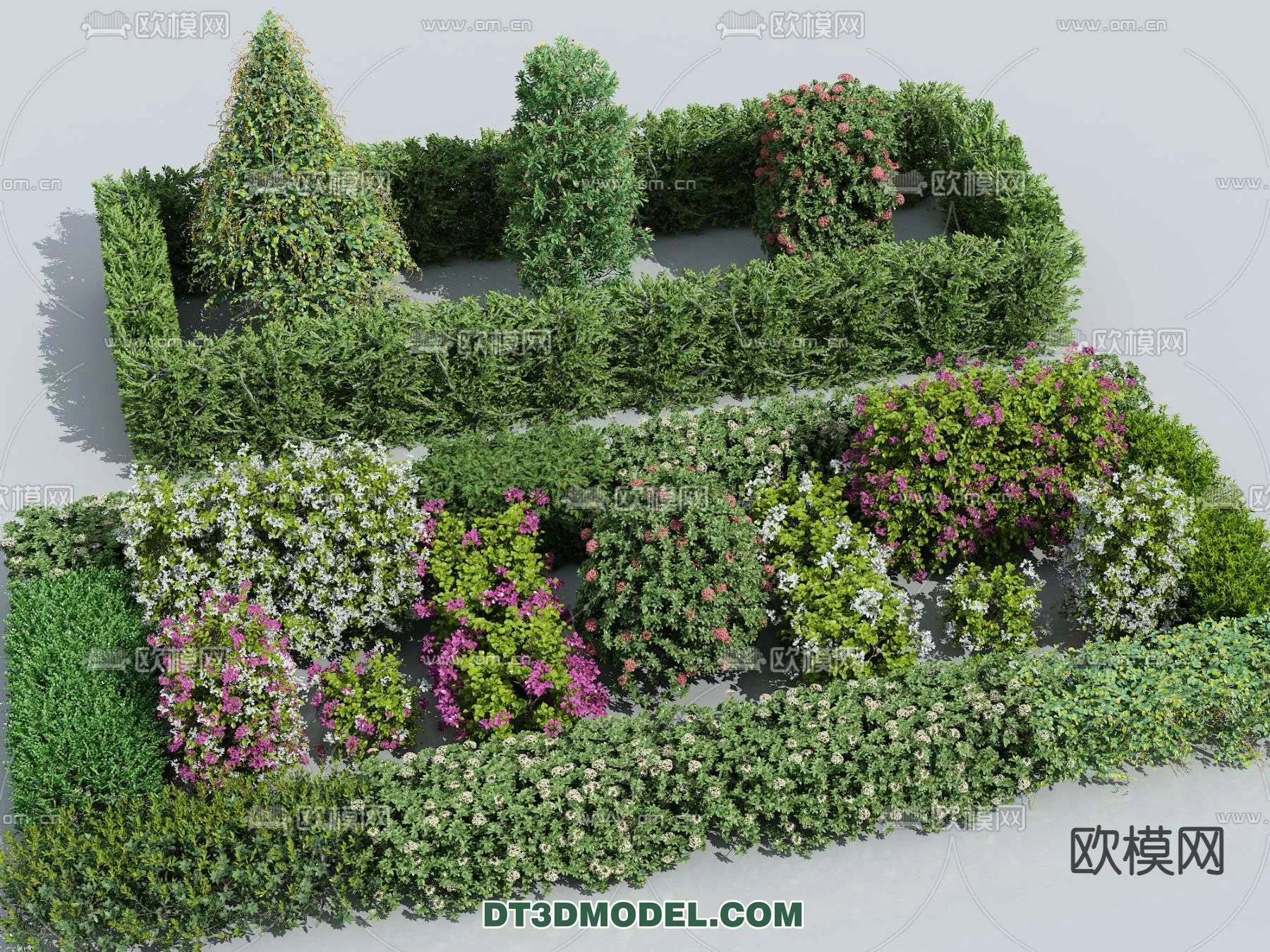 MODERN UNDERSHRUB - SKETCHUP 3D MODEL - VRAY OR ENSCAPE - ID15683