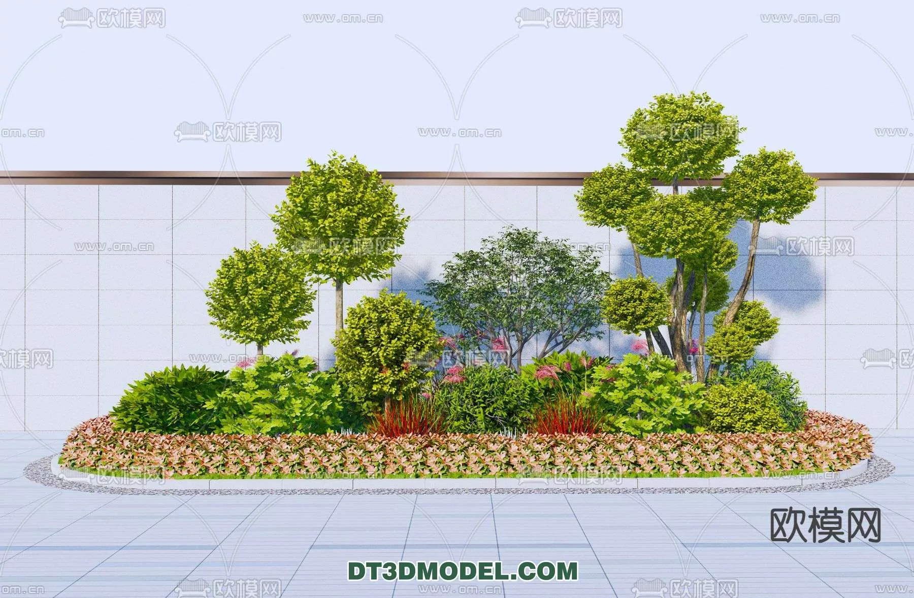 MODERN UNDERSHRUB - SKETCHUP 3D MODEL - VRAY OR ENSCAPE - ID15693