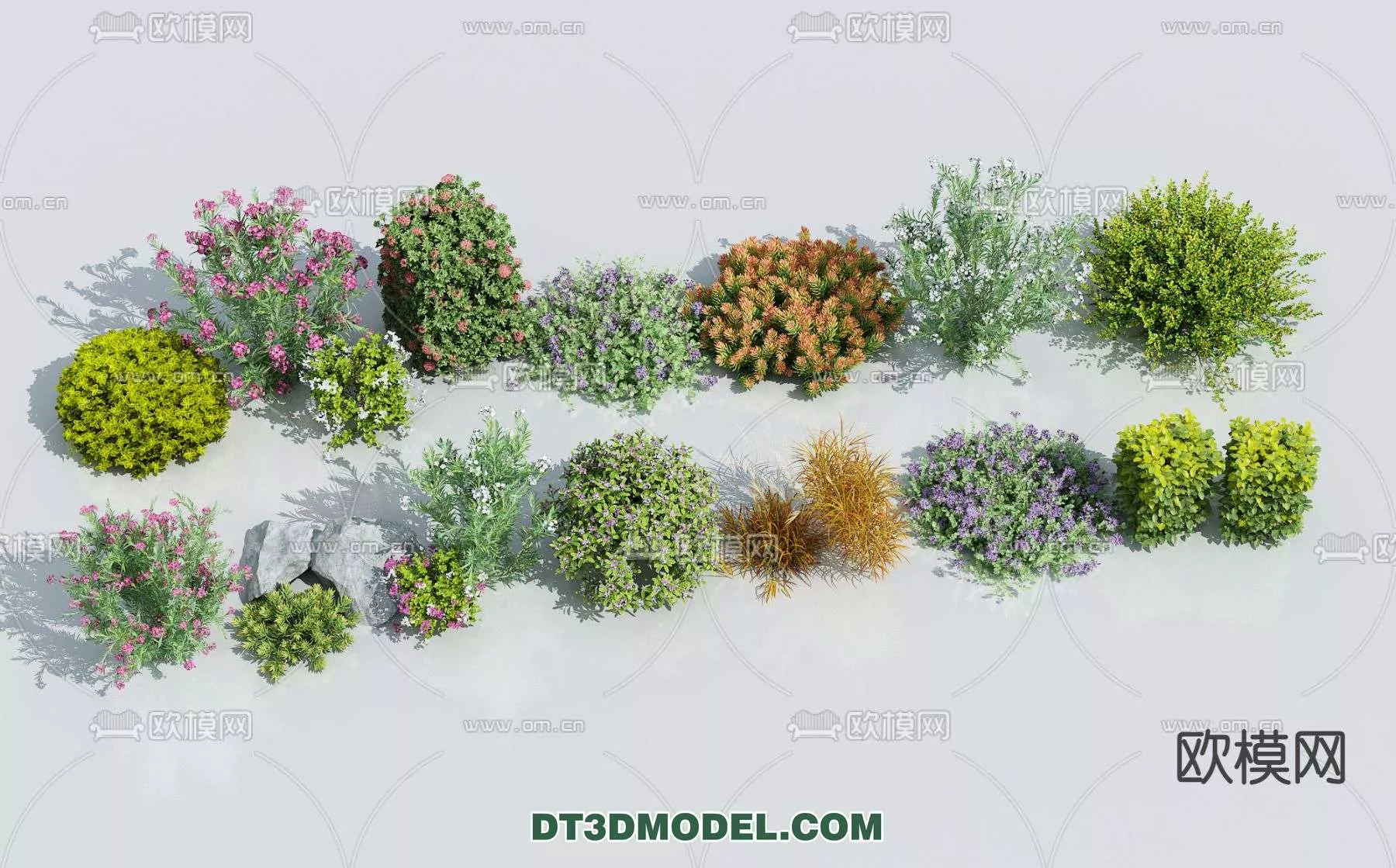 MODERN UNDERSHRUB - SKETCHUP 3D MODEL - VRAY OR ENSCAPE - ID15697