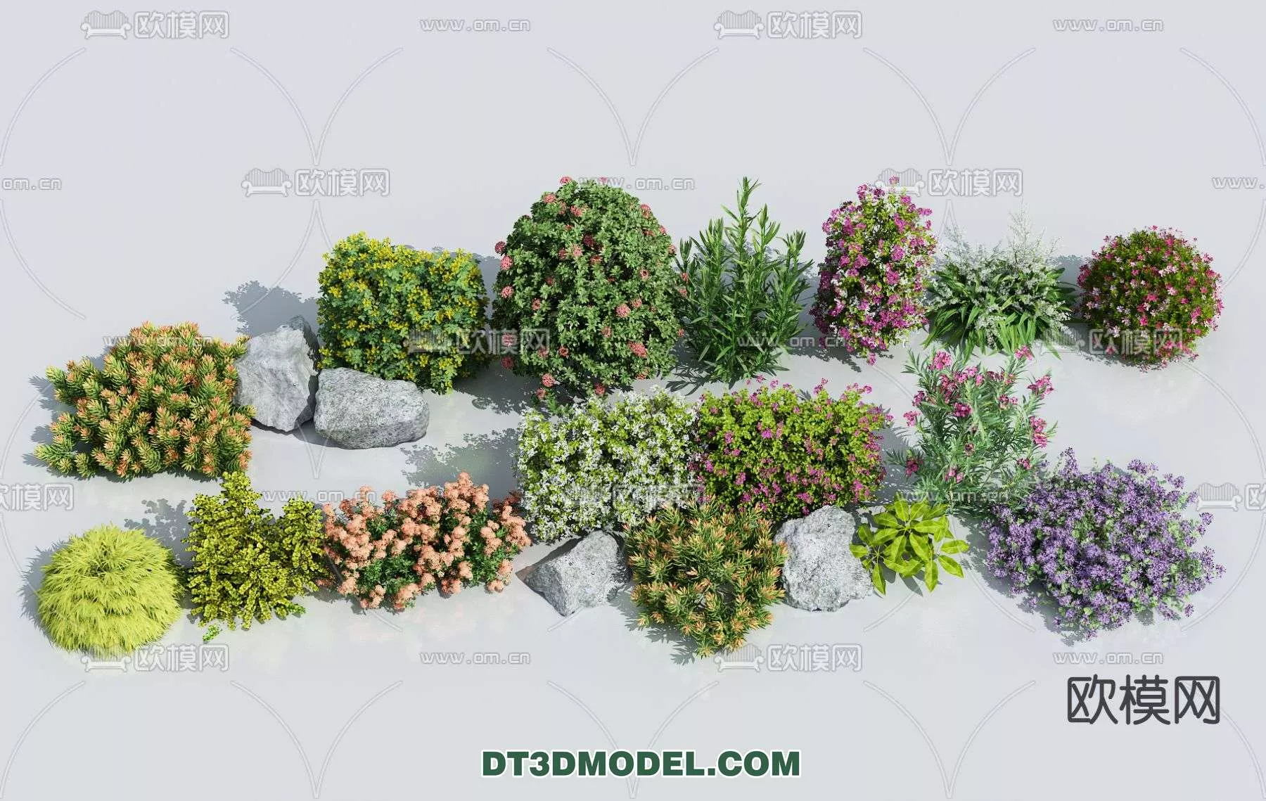 MODERN UNDERSHRUB - SKETCHUP 3D MODEL - VRAY OR ENSCAPE - ID15698