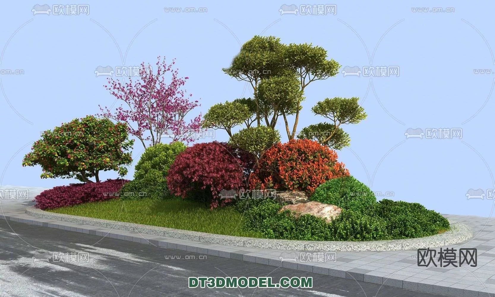 MODERN UNDERSHRUB - SKETCHUP 3D MODEL - VRAY OR ENSCAPE - ID15703